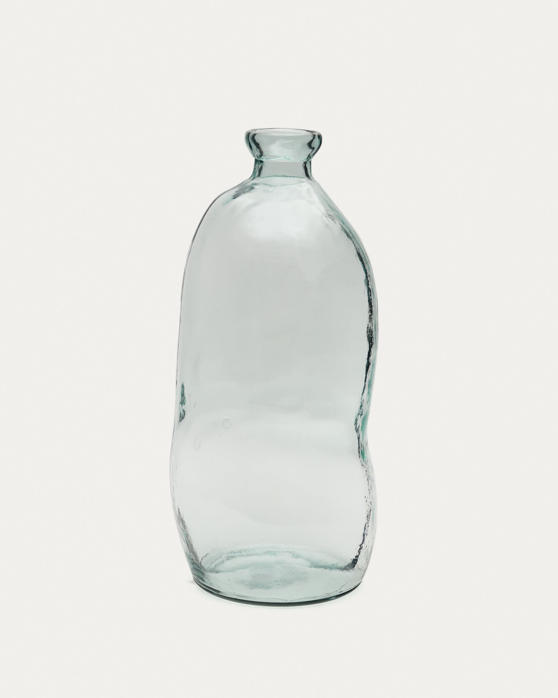 Brenna Vase aus transparentem Glas 100% recycelt 73 cm in Klar präsentiert im Onlineshop von KAQTU Design AG. Vase ist von Kave Home