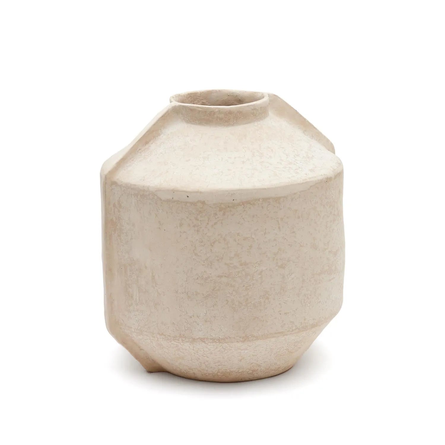 Meja Vase aus Pappmaché in Beige 47 cm in Beige präsentiert im Onlineshop von KAQTU Design AG. Vase ist von Kave Home