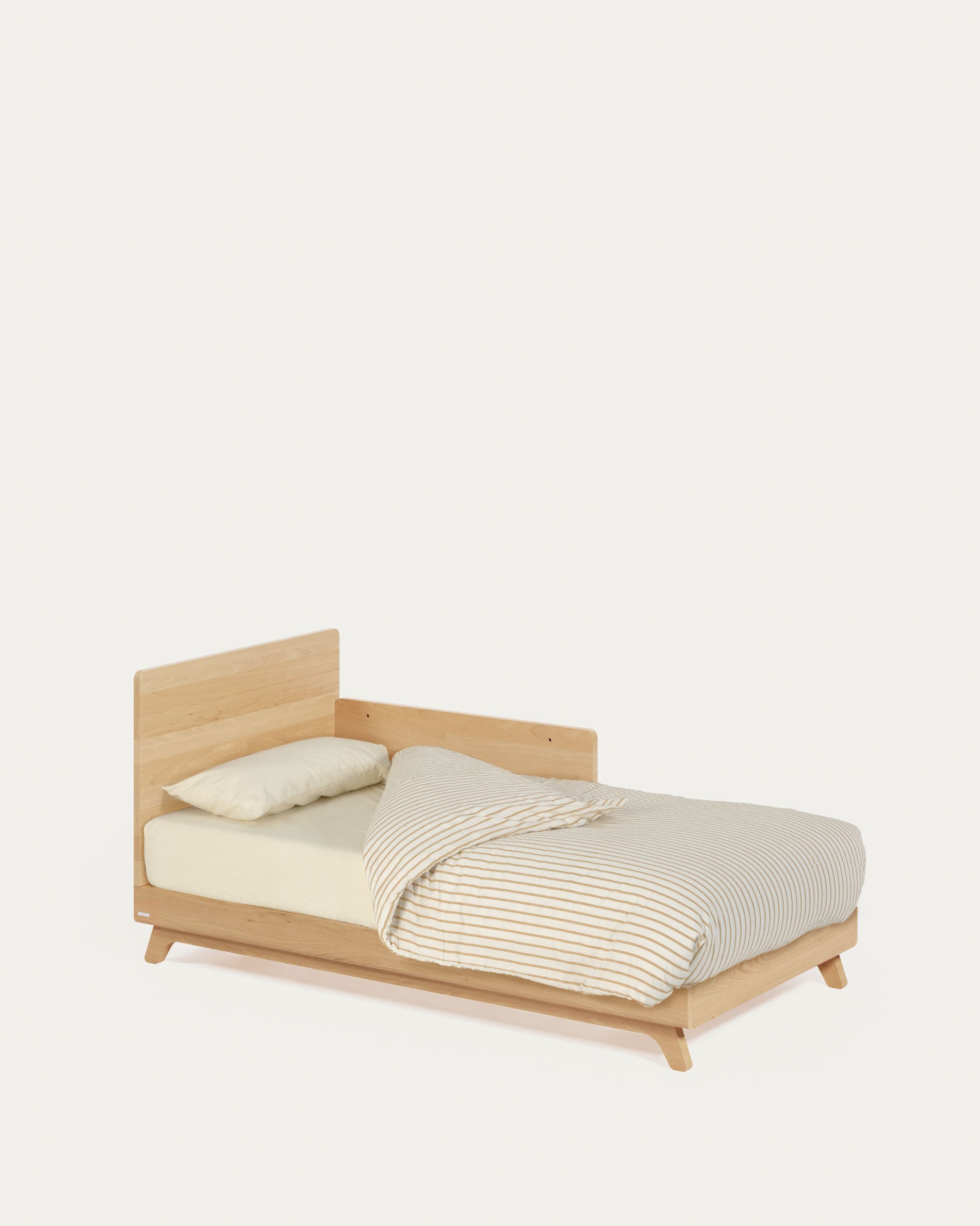 AnpassungsfähigesGitterbett Maralis aus massivem Buchenholz 70 x 140 cm in Braun präsentiert im Onlineshop von KAQTU Design AG. Bett ist von Kave Home