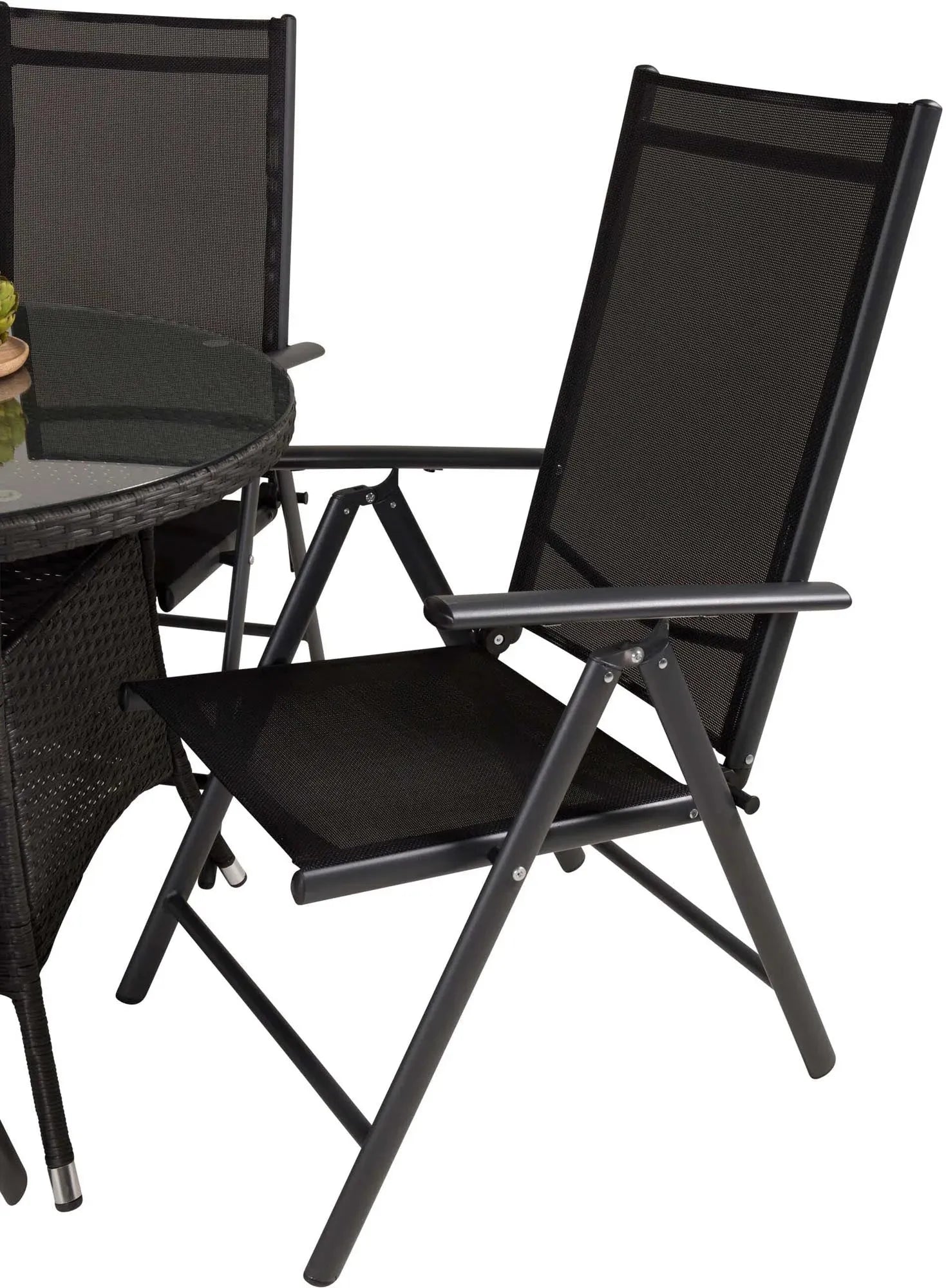 Volta Outdoor-Tischset + Break ⌀90cm/4St. - KAQTU Design