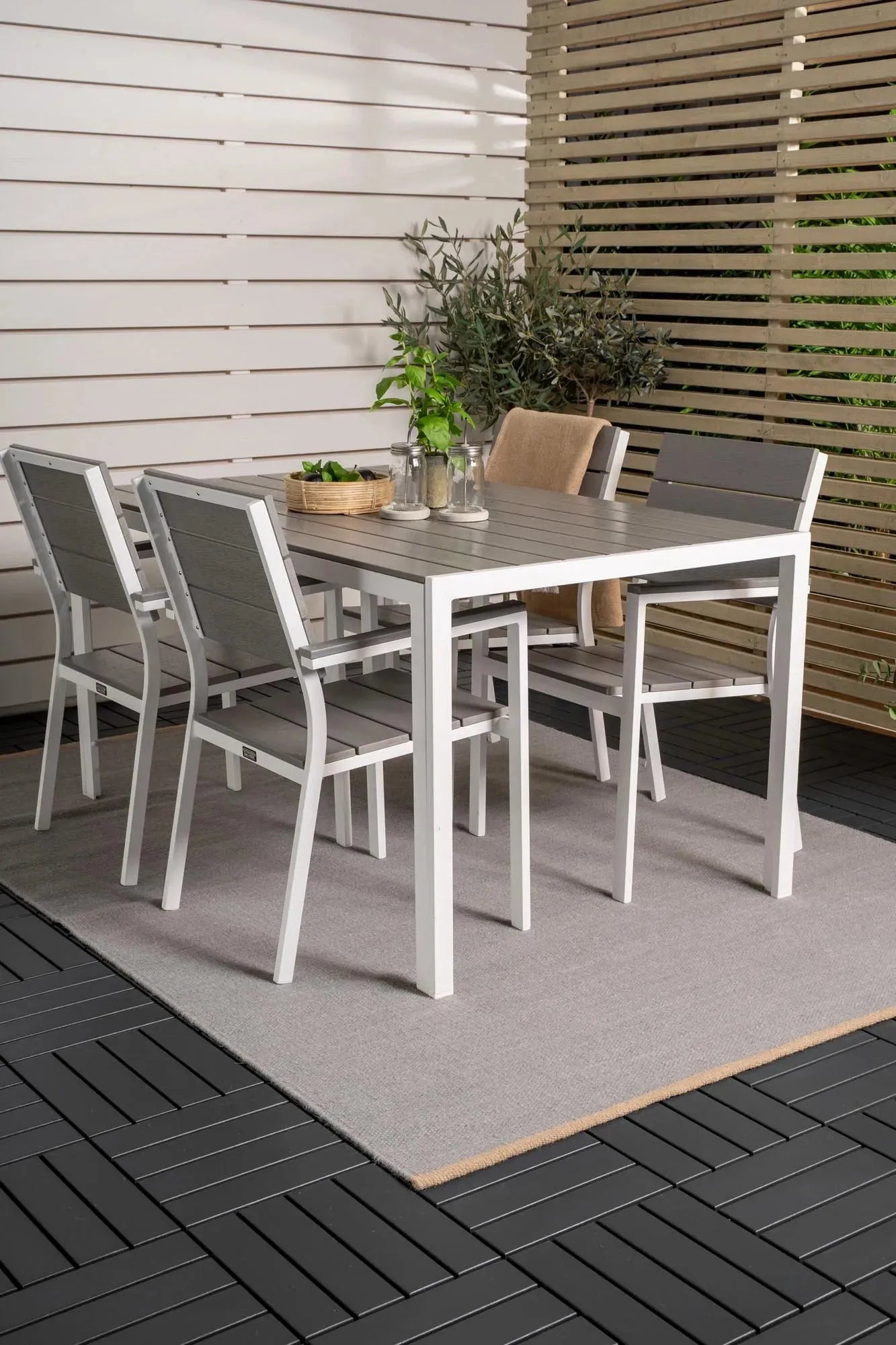 Break Outdoor-Tischset + Levels 150cm/4St. - KAQTU Design