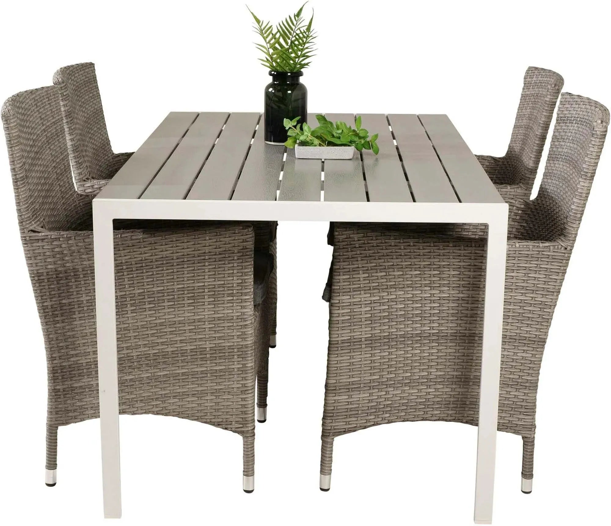 Break Outdoor-Tischset + Malin 150cm/4St. - KAQTU Design