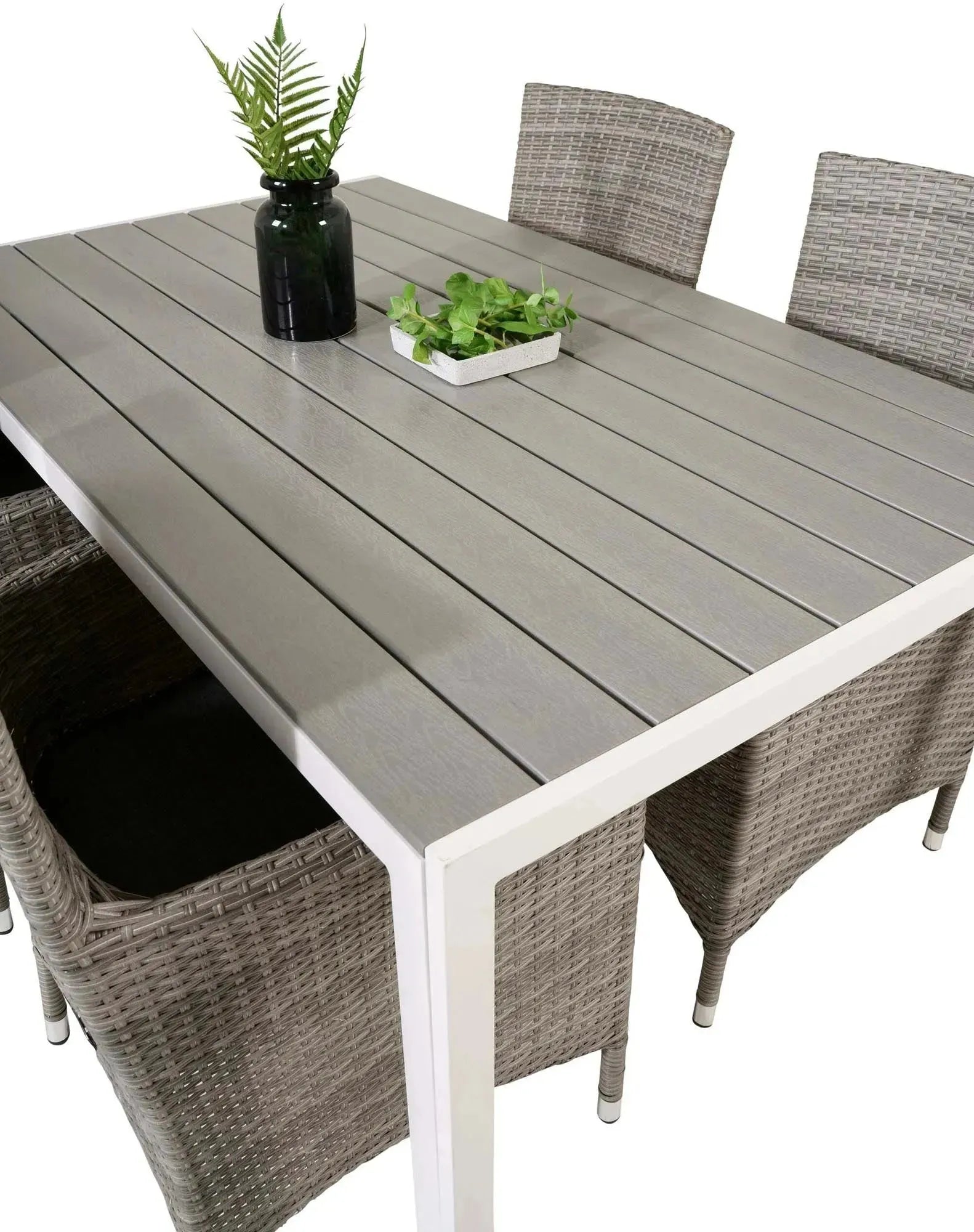 Break Outdoor-Tischset + Malin 150cm/4St. - KAQTU Design