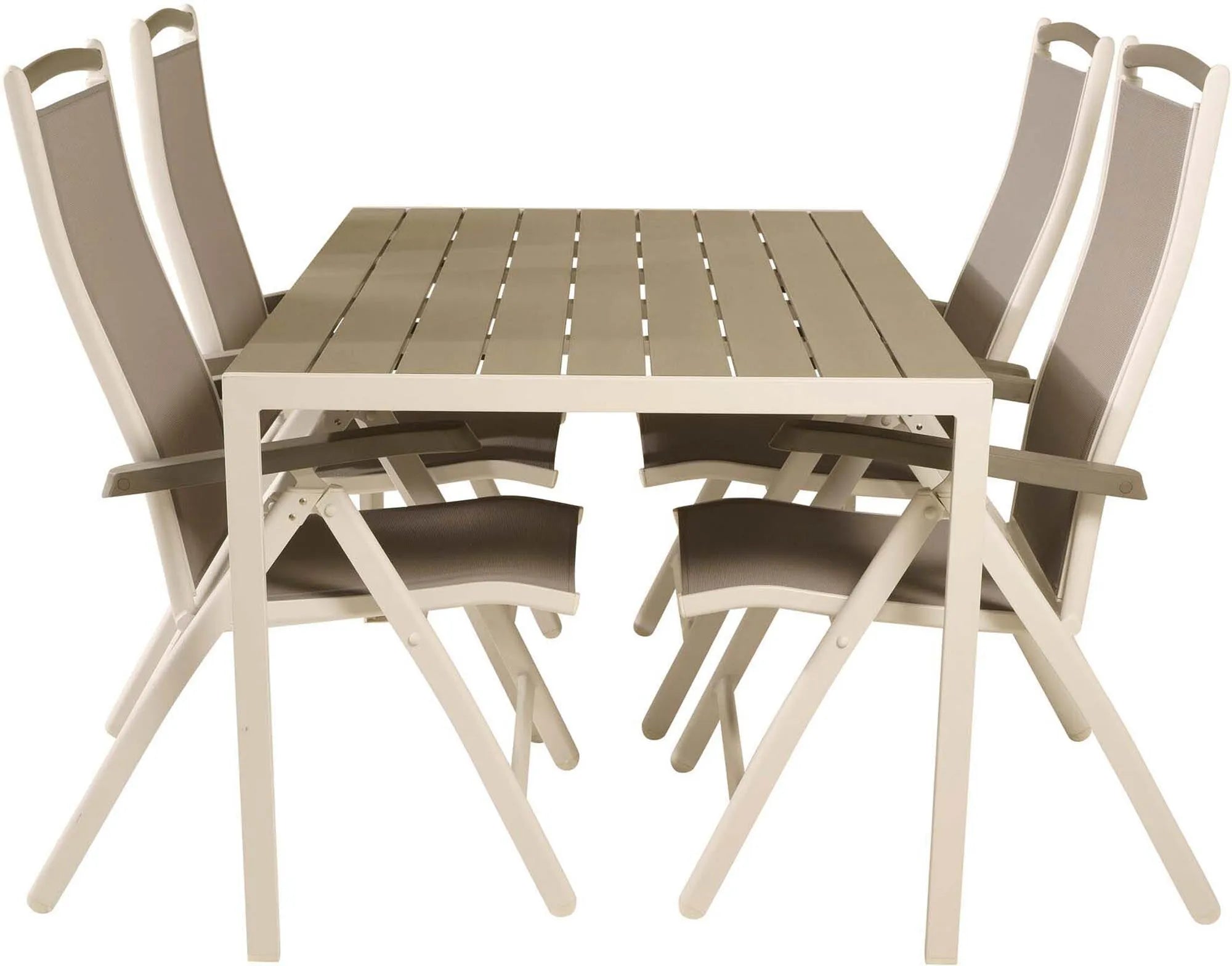 Break Outdoor-Tischset + Albany 150cm/4St., Gartentischset, KAQTU Design