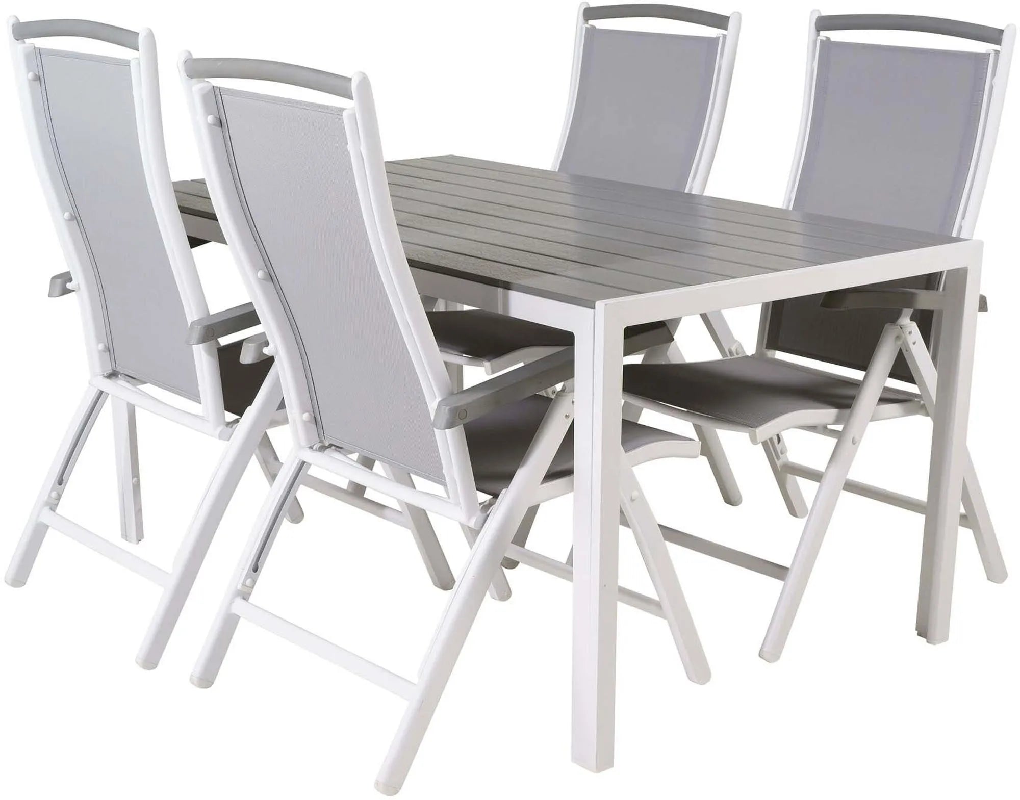 Break Outdoor-Tischset + Albany 150cm/4St. - KAQTU Design