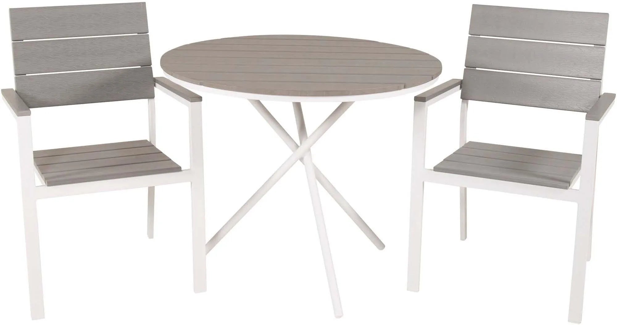 Parma Outdoor-Tischset + Levels ⌀90cm/2St. - KAQTU Design