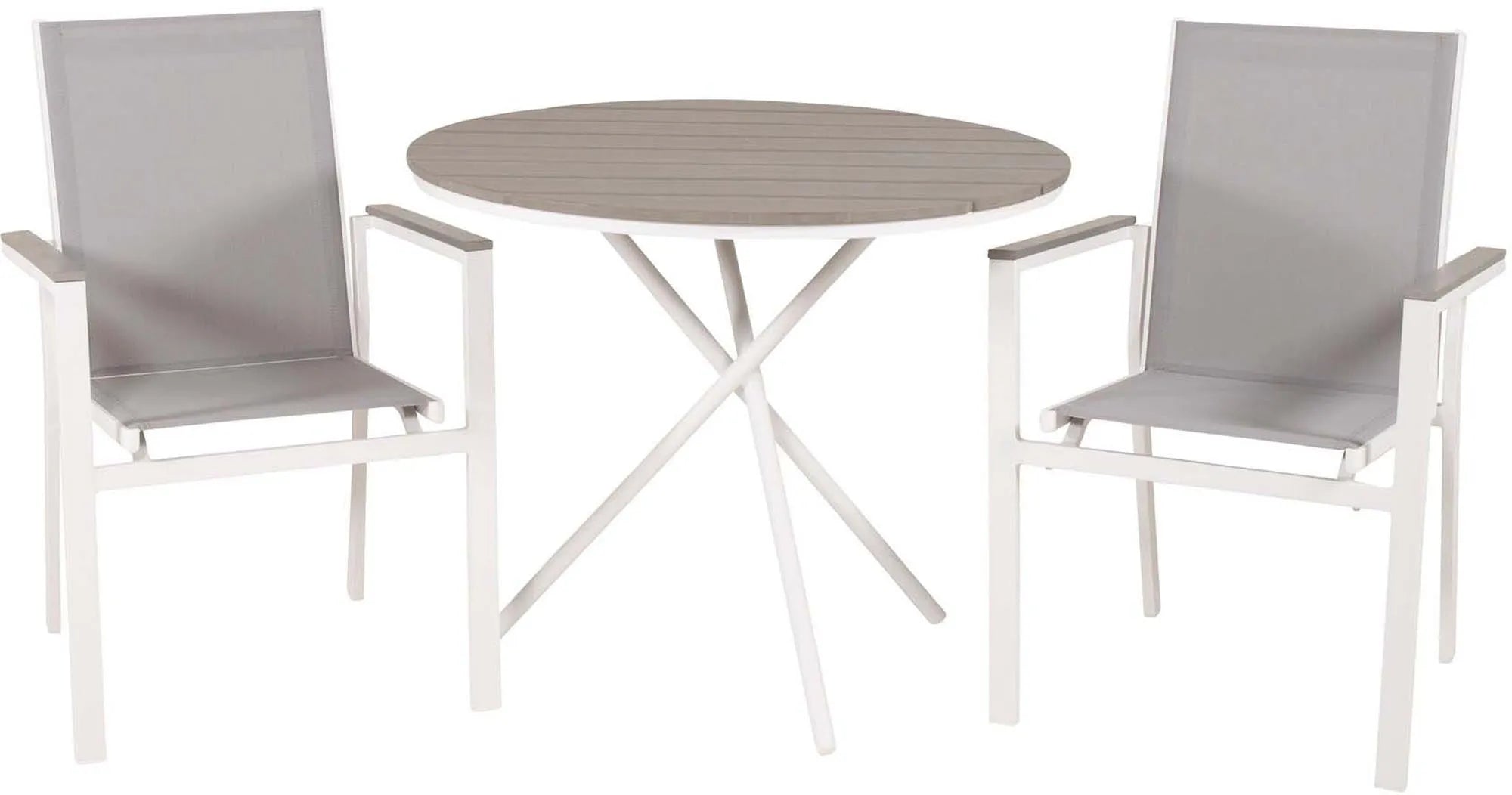 Parma Outdoor-Tischset + Parma ⌀90cm/2St. - KAQTU Design