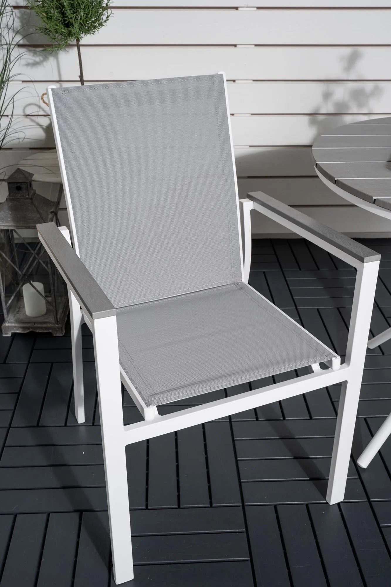 Parma Outdoor-Tischset + Parma ⌀90cm/2St. - KAQTU Design