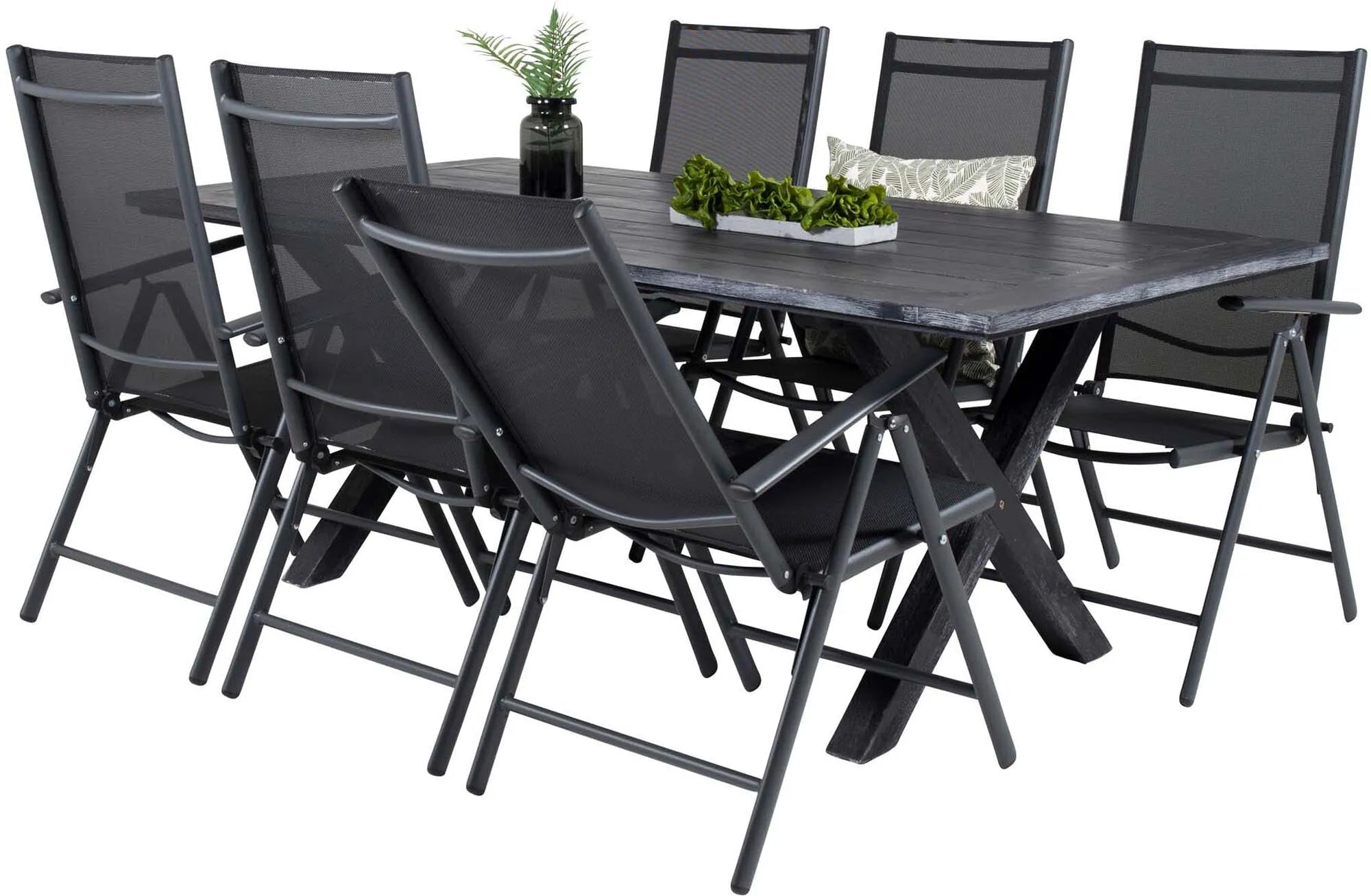 Rives Outdoor-Tischset 200cm/6St. - KAQTU Design