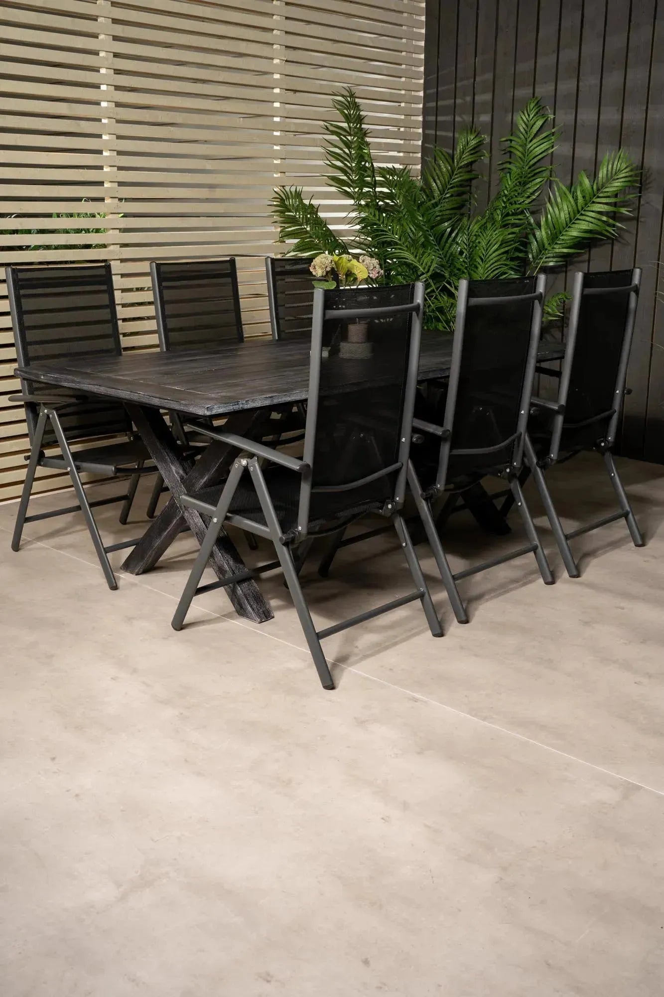 Rives Outdoor-Tischset 200cm/6St. - KAQTU Design