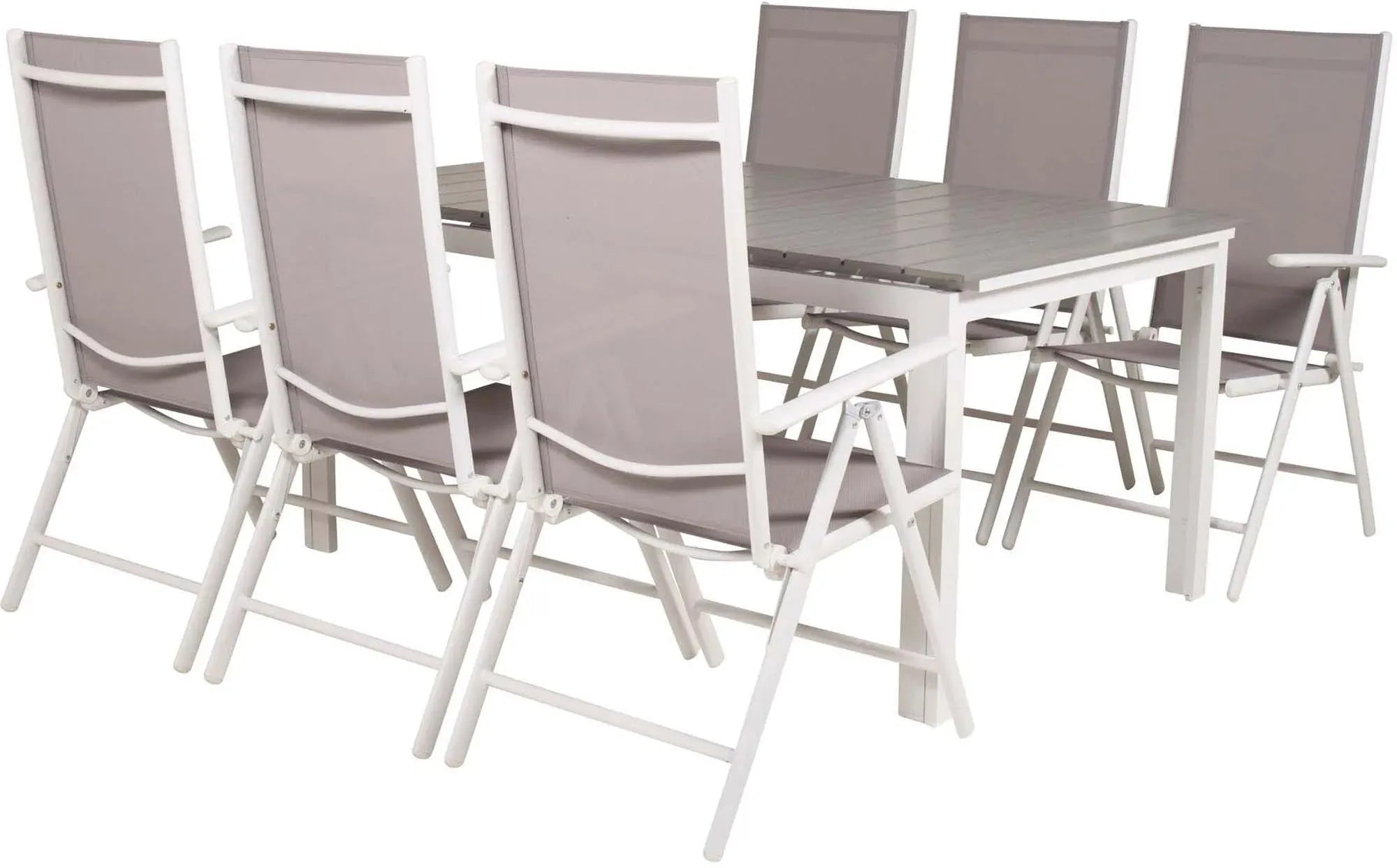 Levels Outdoor-Tischset + Break 160cm/6St. - KAQTU Design