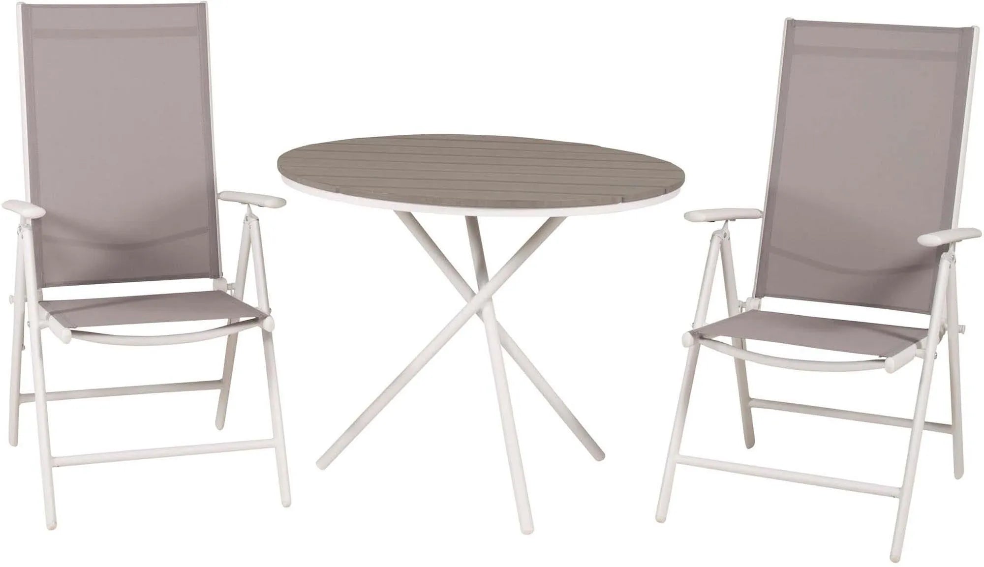 Parma Outdoor-Tischset + Break ⌀90cm/2St. - KAQTU Design