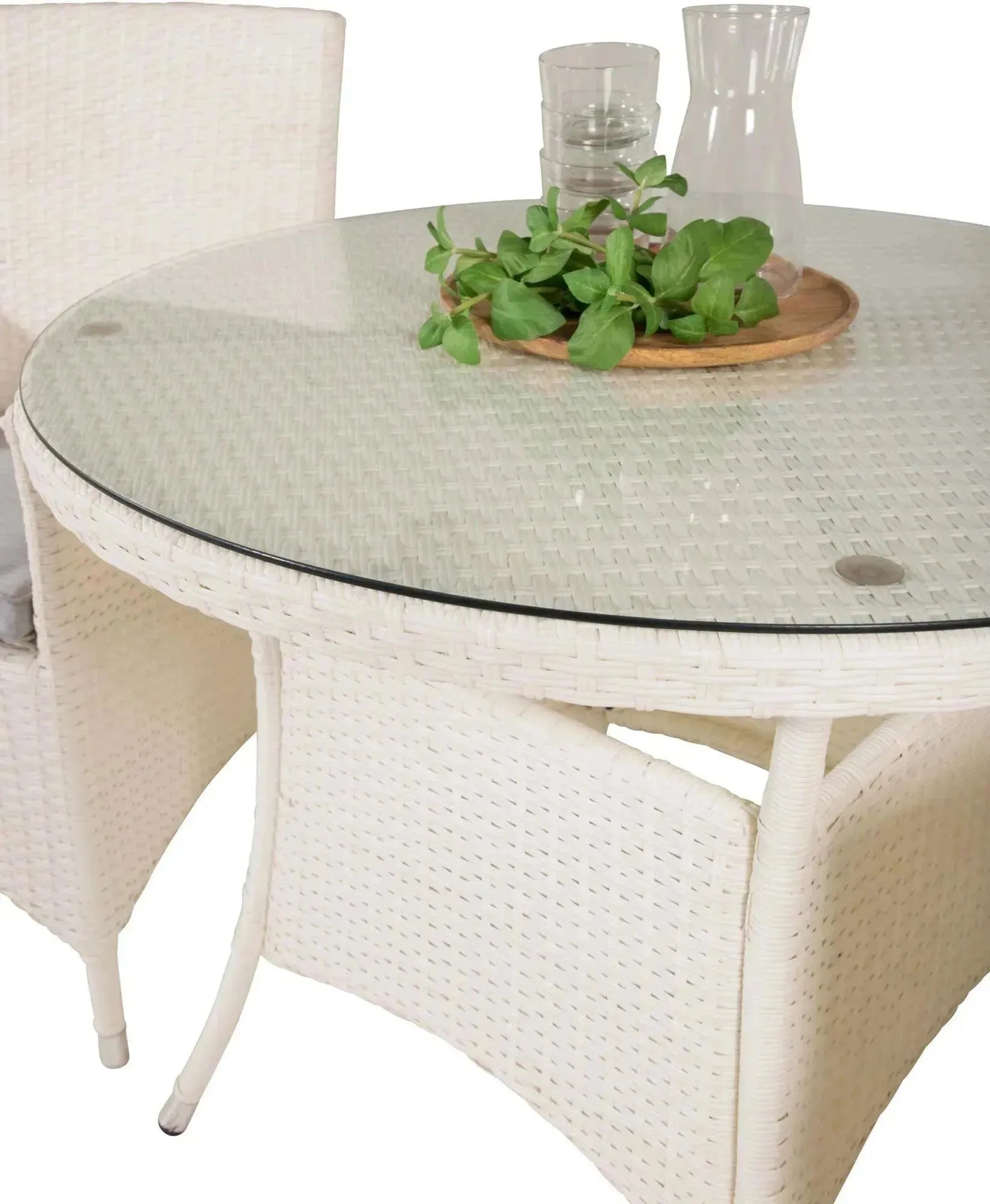 Volta Outdoor-Tischset + Malin ⌀90cm/2St. - KAQTU Design