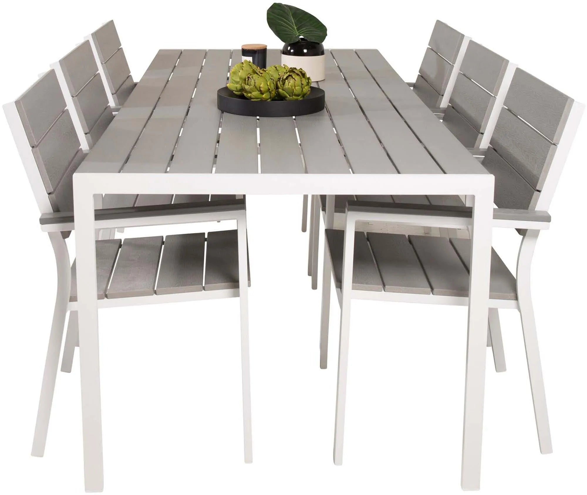 Break Outdoor-Tischset + Levels 205cm/6St. - KAQTU Design