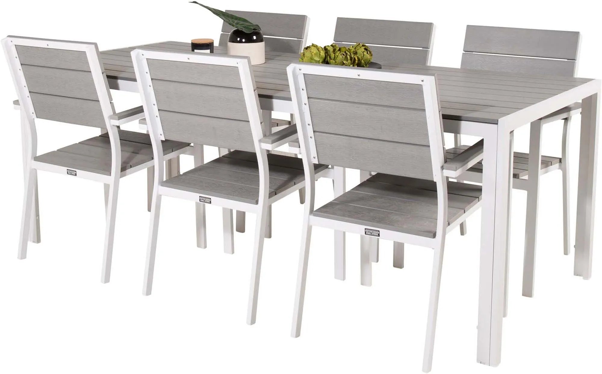 Break Outdoor-Tischset + Levels 205cm/6St. - KAQTU Design