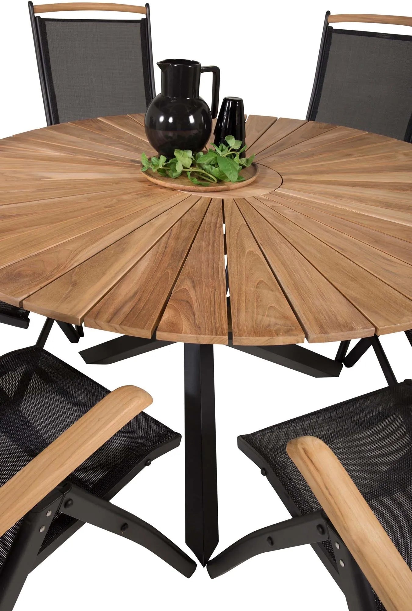 Mexiko Outdoor-Tischset + Panama ⌀140cm/6St. - KAQTU Design