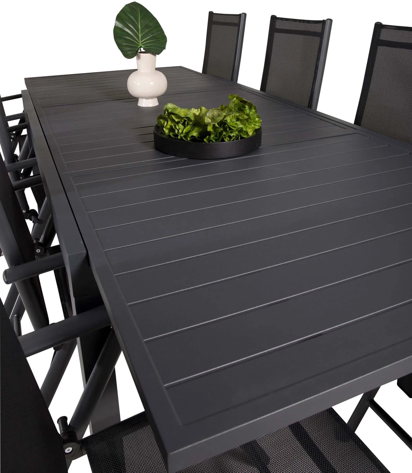 Marbella Outdoor-Tischset + Break 240cm/8St. - KAQTU Design