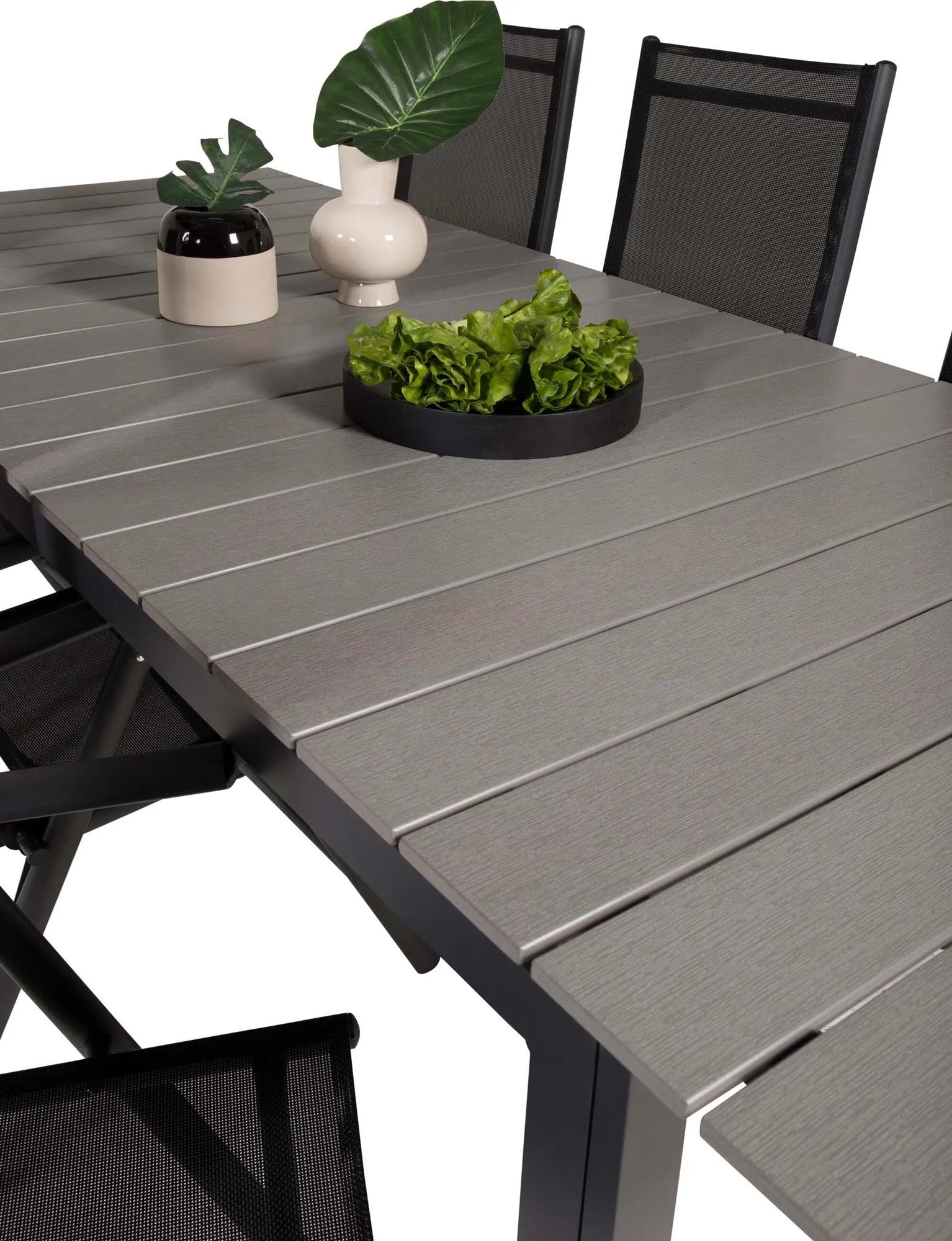 Levels Outdoor-Tischset + Break 224cm/6St. - KAQTU Design