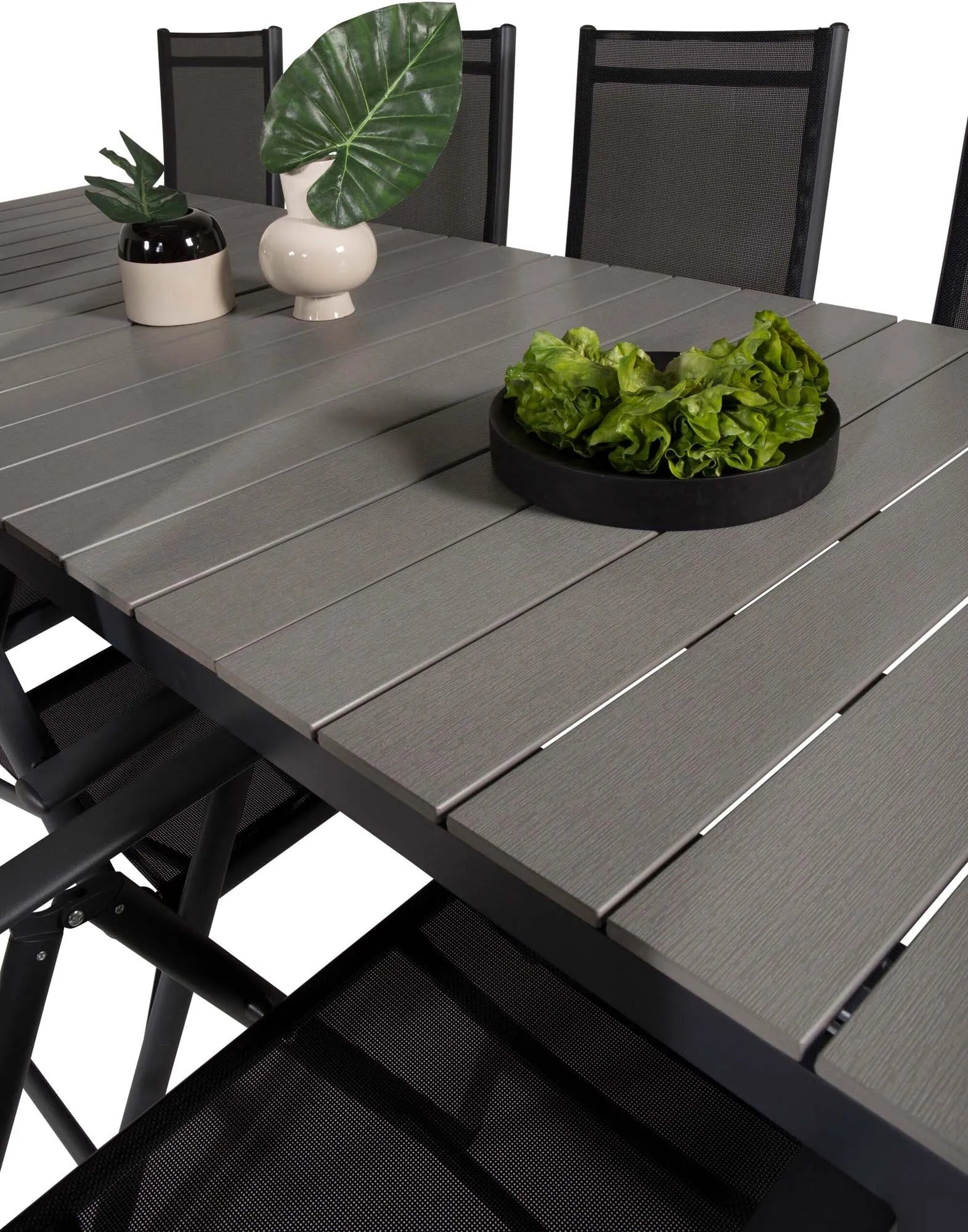 Levels Outdoor-Tischset + Break 224cm/8St. - KAQTU Design