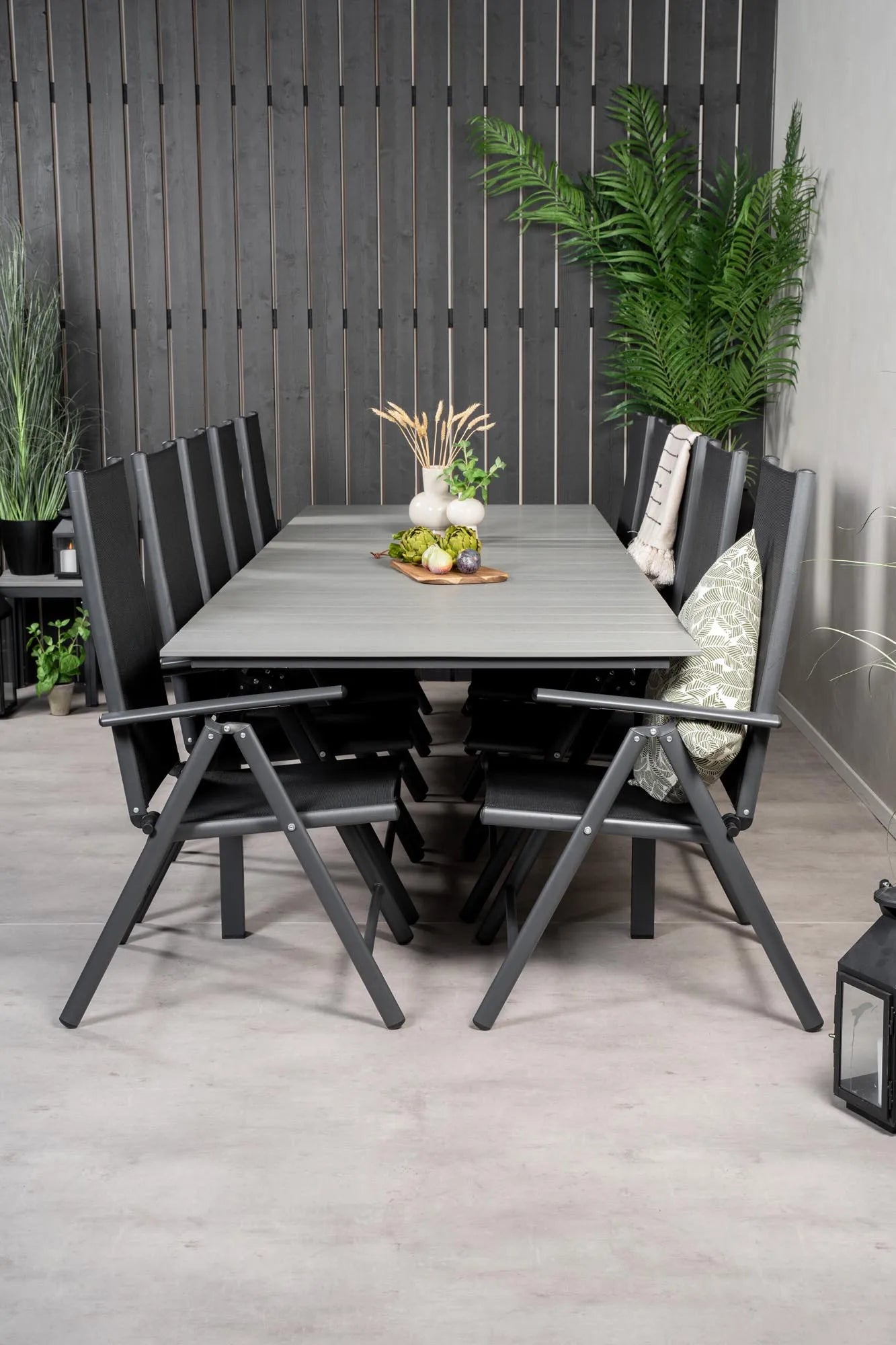 Levels Outdoor-Tischset + Break 224cm/8St. - KAQTU Design