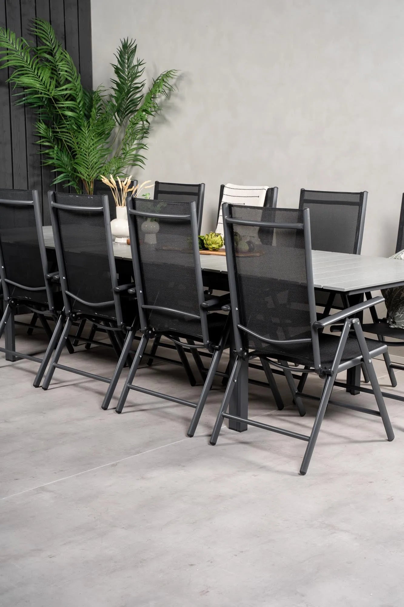 Levels Outdoor-Tischset + Break 224cm/8St. - KAQTU Design