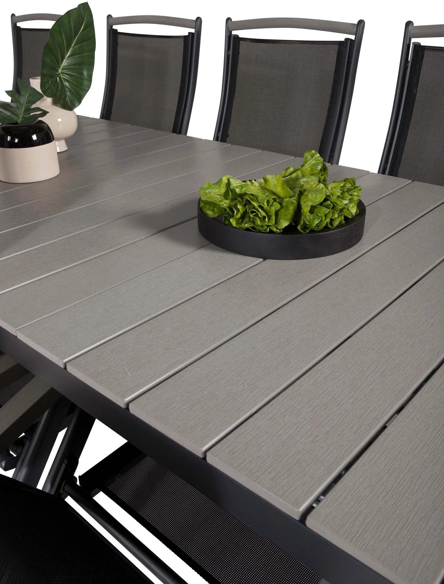 Levels Outdoor-Tischset + Albany 224cm/8St. - KAQTU Design