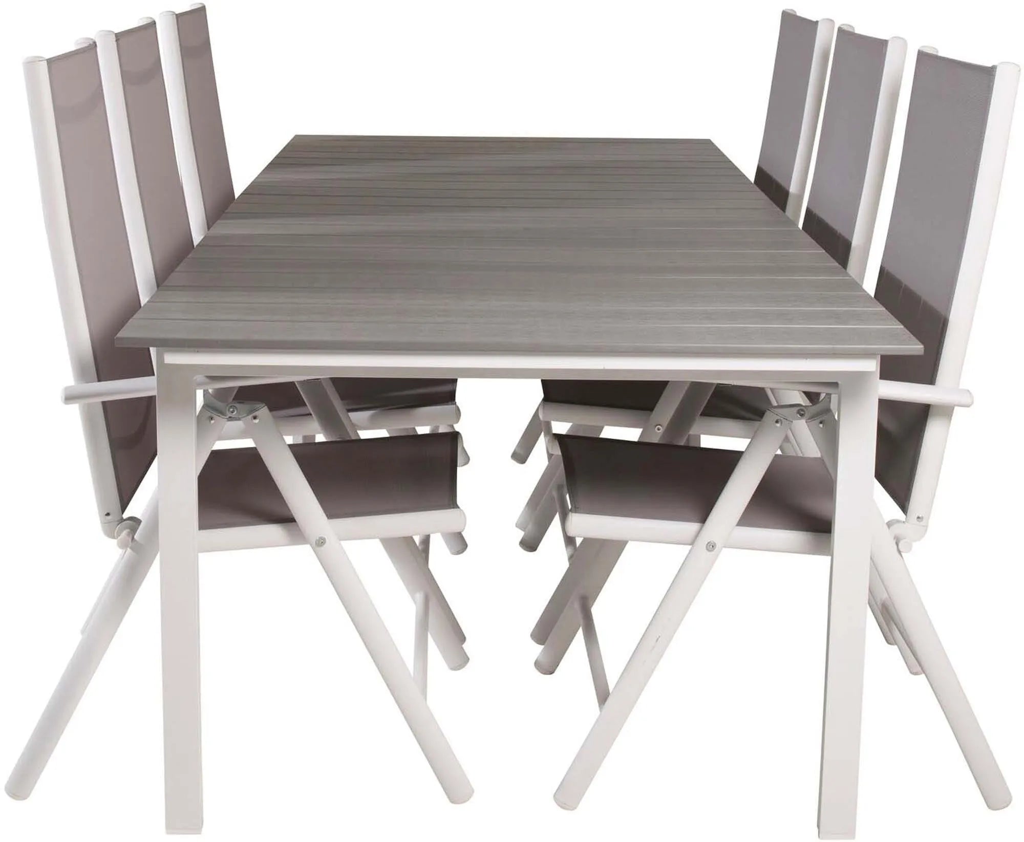 Levels Outdoor-Tischset + Break 229cm/6St. - KAQTU Design