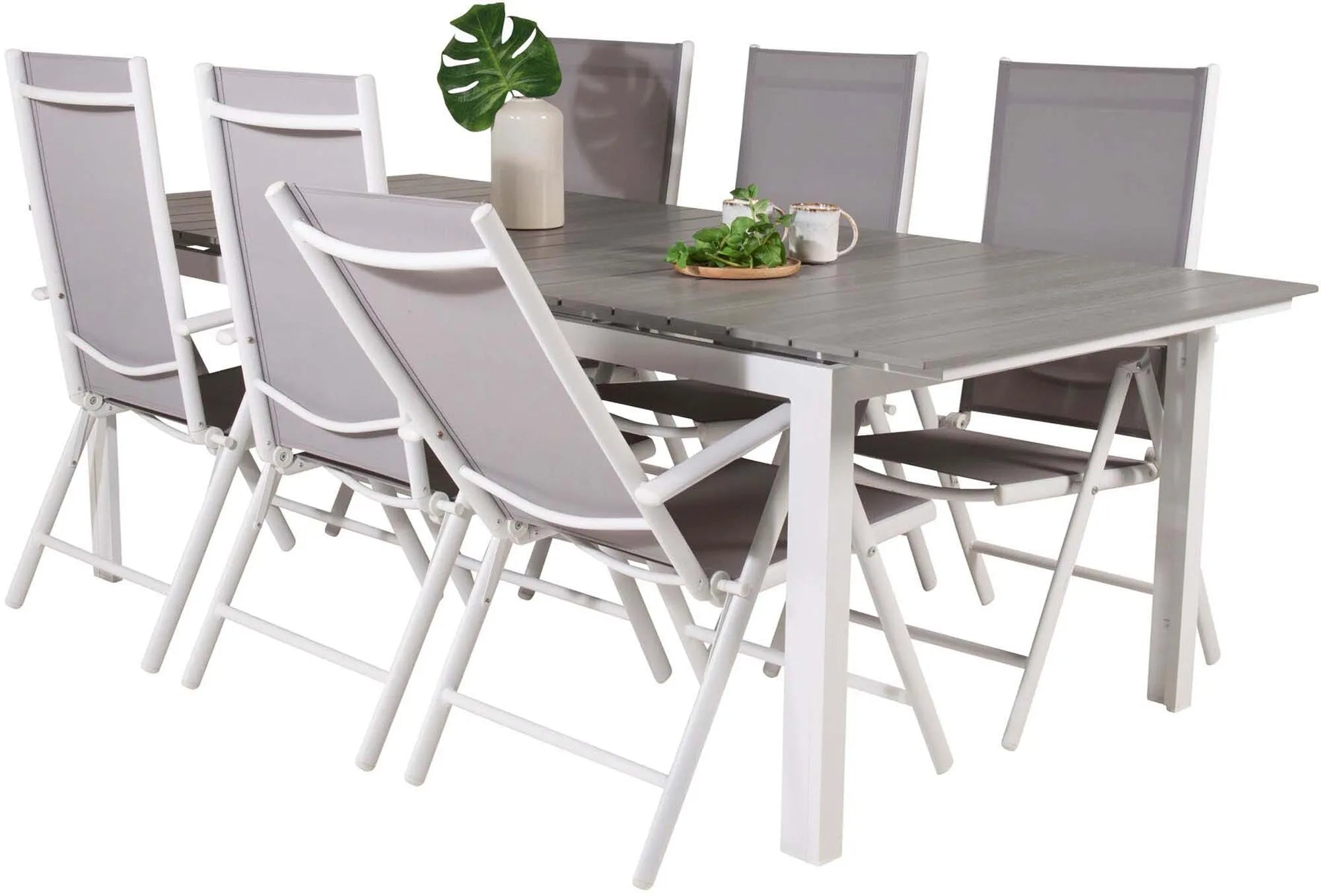 Levels Outdoor-Tischset + Break 229cm/6St. - KAQTU Design