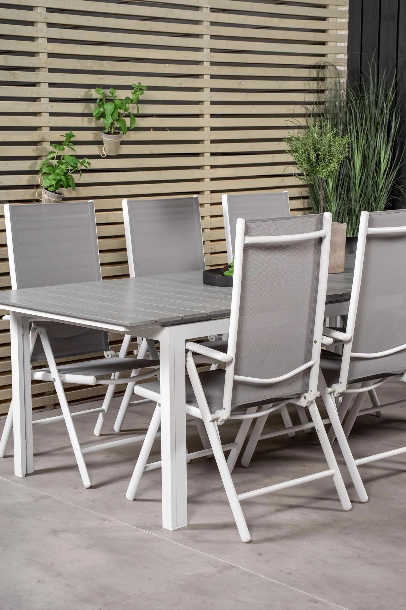 Levels Outdoor-Tischset + Break 229cm/6St. - KAQTU Design