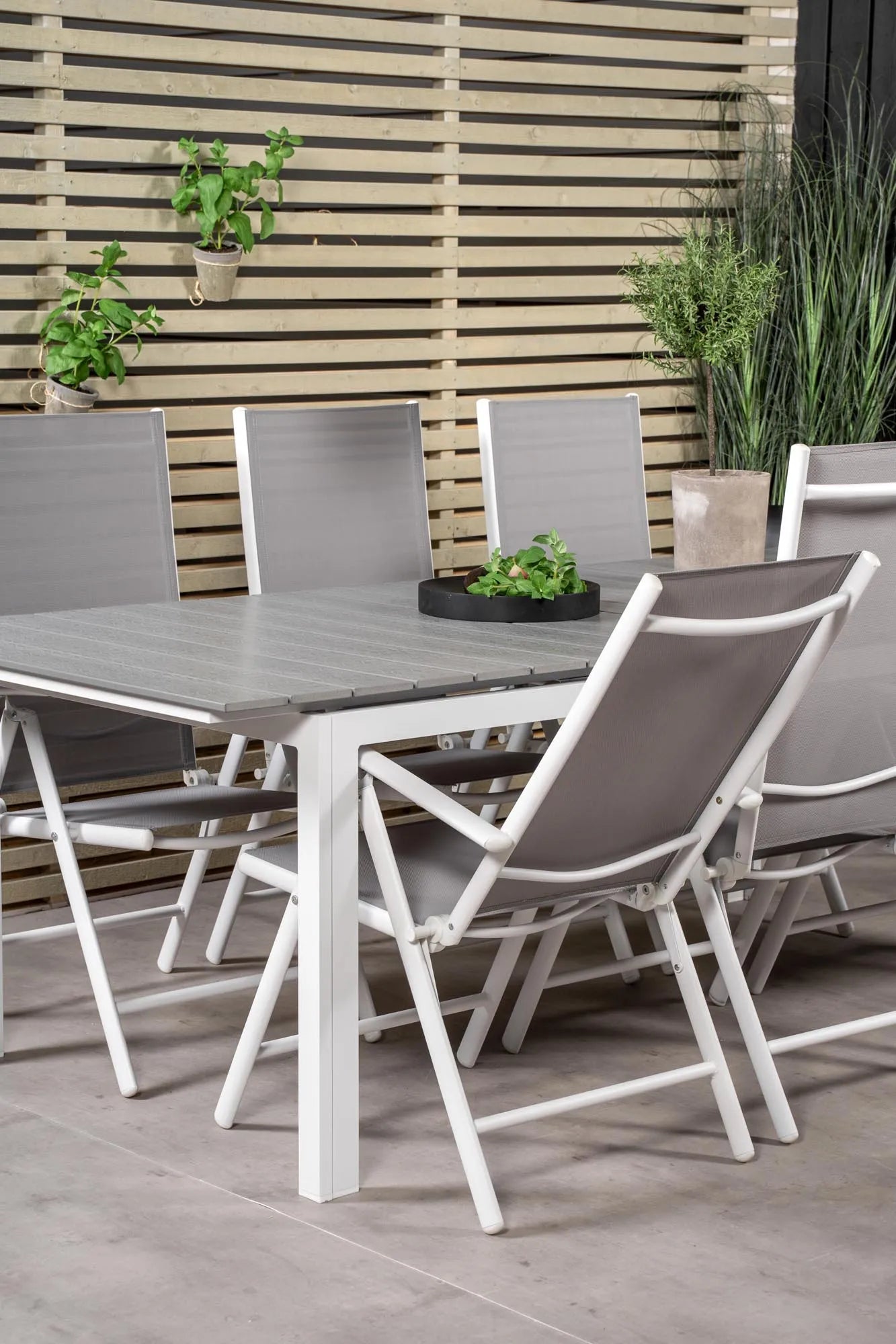 Levels Outdoor-Tischset + Break 229cm/6St. - KAQTU Design