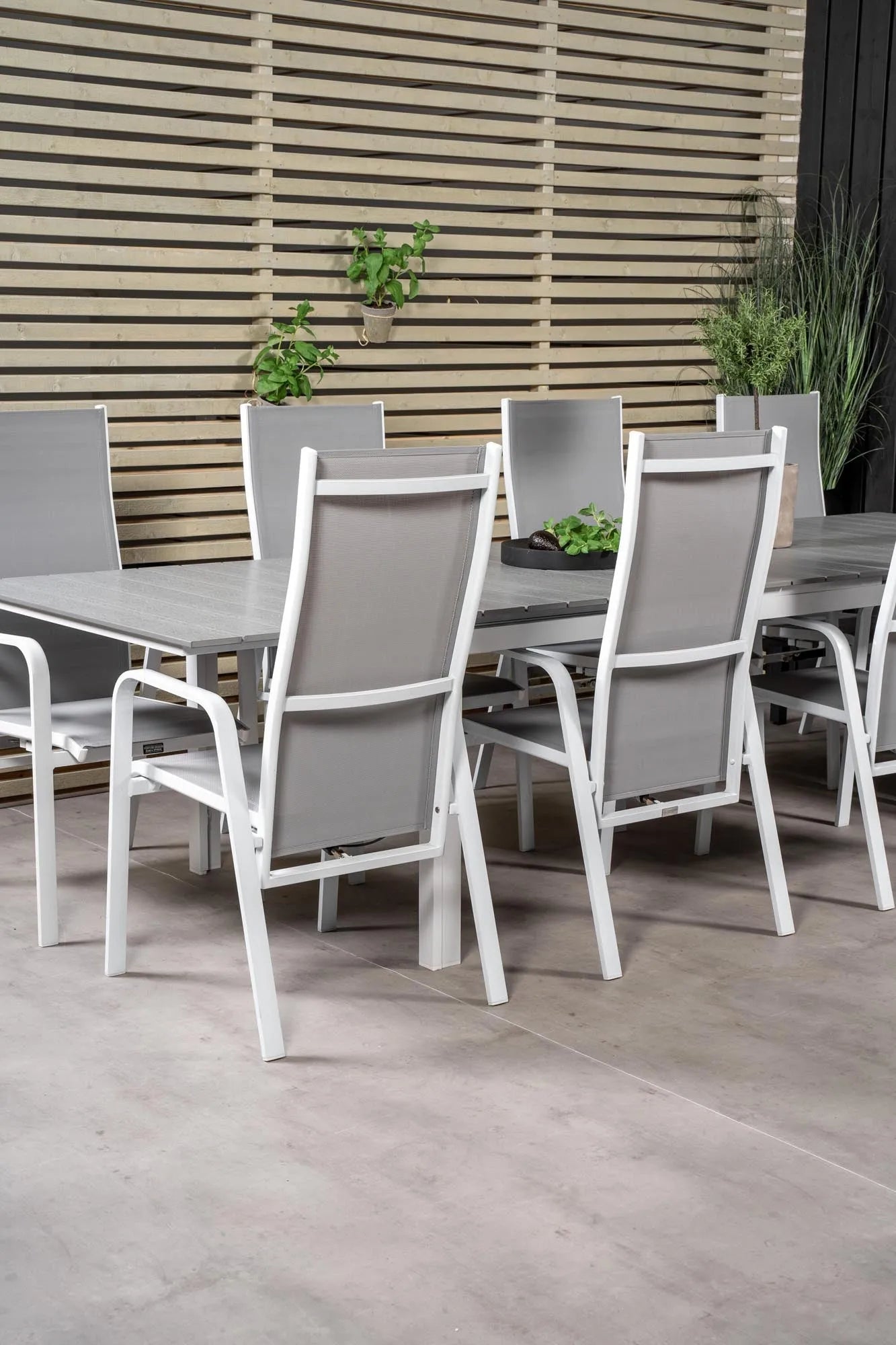 Levels Outdoor-Tischset + Copacabana 229cm/8St. - KAQTU Design