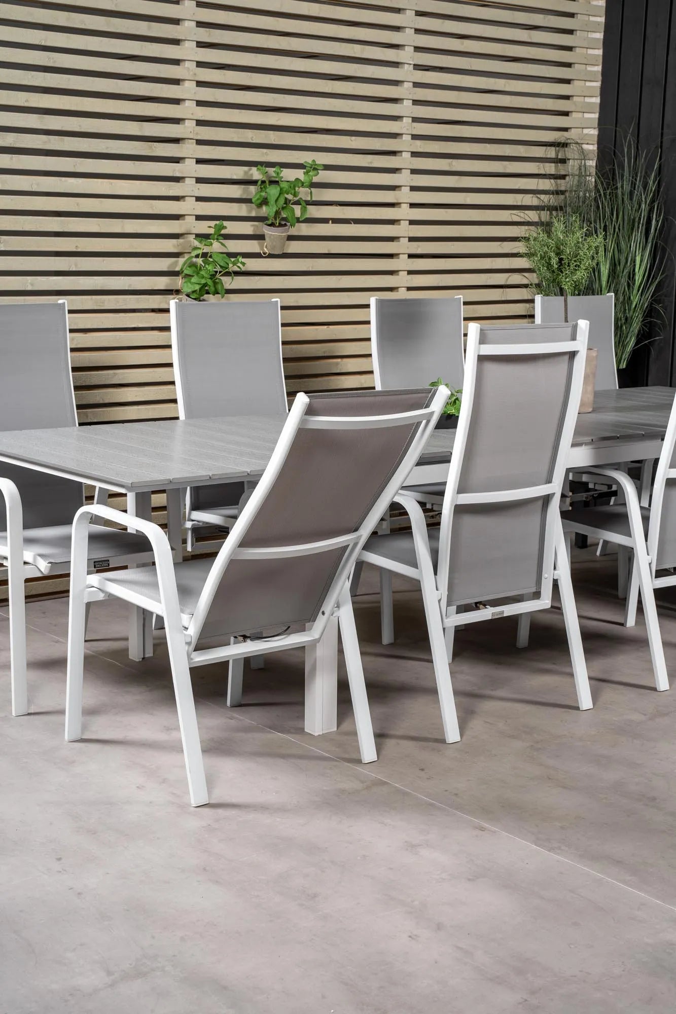 Levels Outdoor-Tischset + Copacabana 229cm/8St. - KAQTU Design