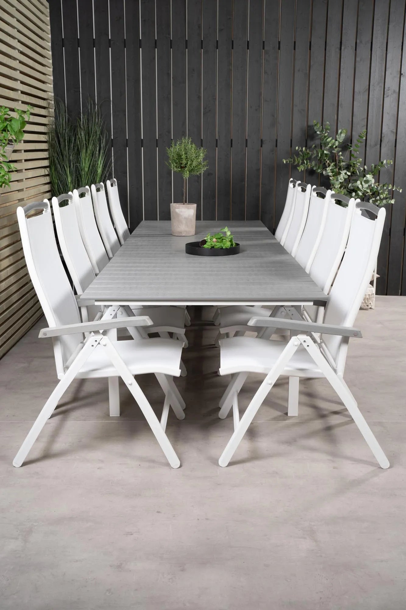 Levels Outdoor-Tischset + Albany 229cm/8St. - KAQTU Design