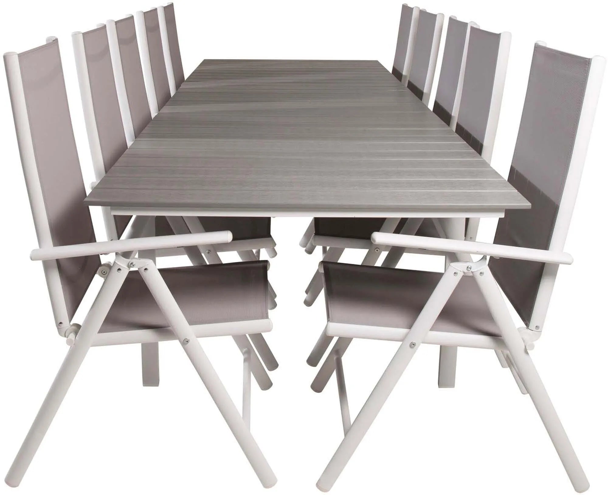 Levels Outdoor-Tischset + Break 229cm/8St. - KAQTU Design