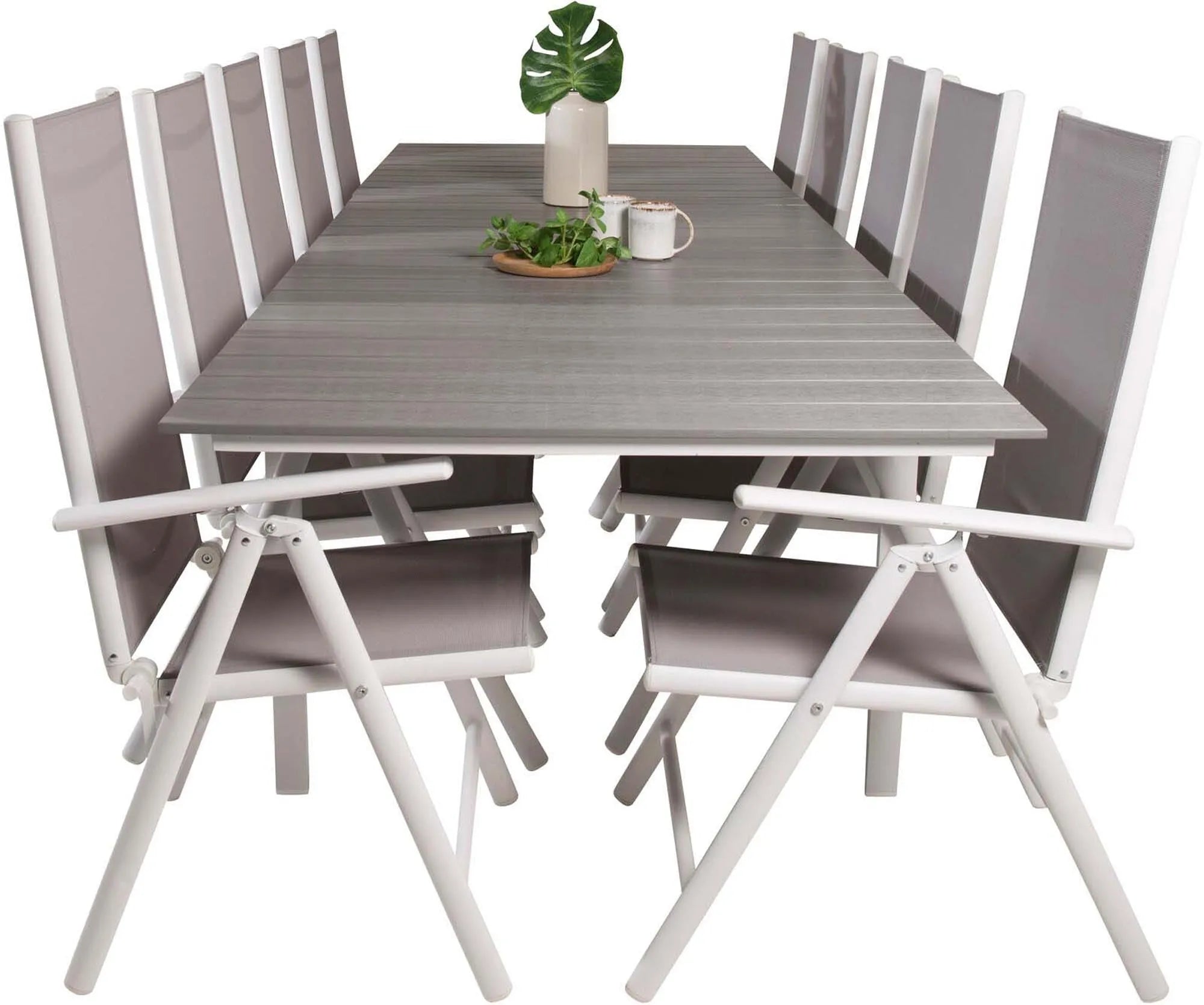 Levels Outdoor-Tischset + Break 229cm/8St. - KAQTU Design