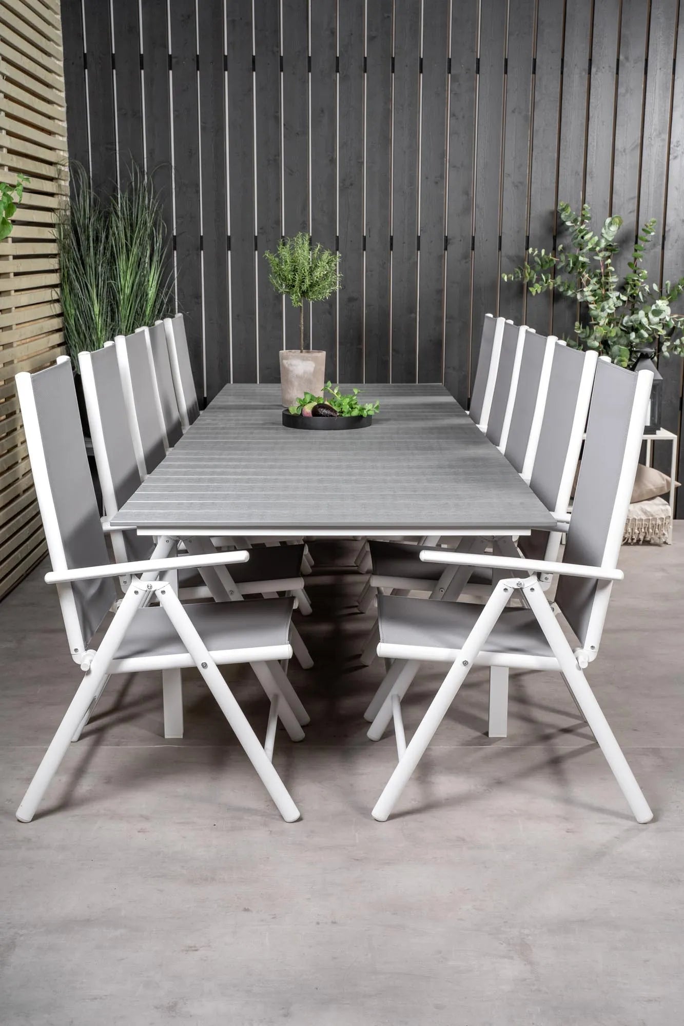 Levels Outdoor-Tischset + Break 229cm/8St. - KAQTU Design