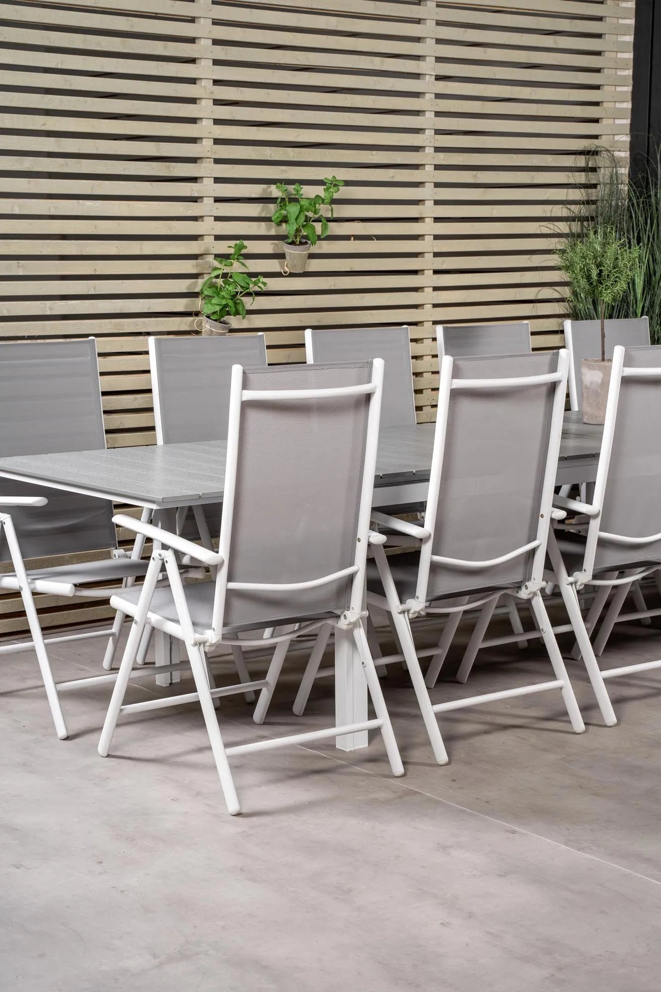 Levels Outdoor-Tischset + Break 229cm/8St. - KAQTU Design