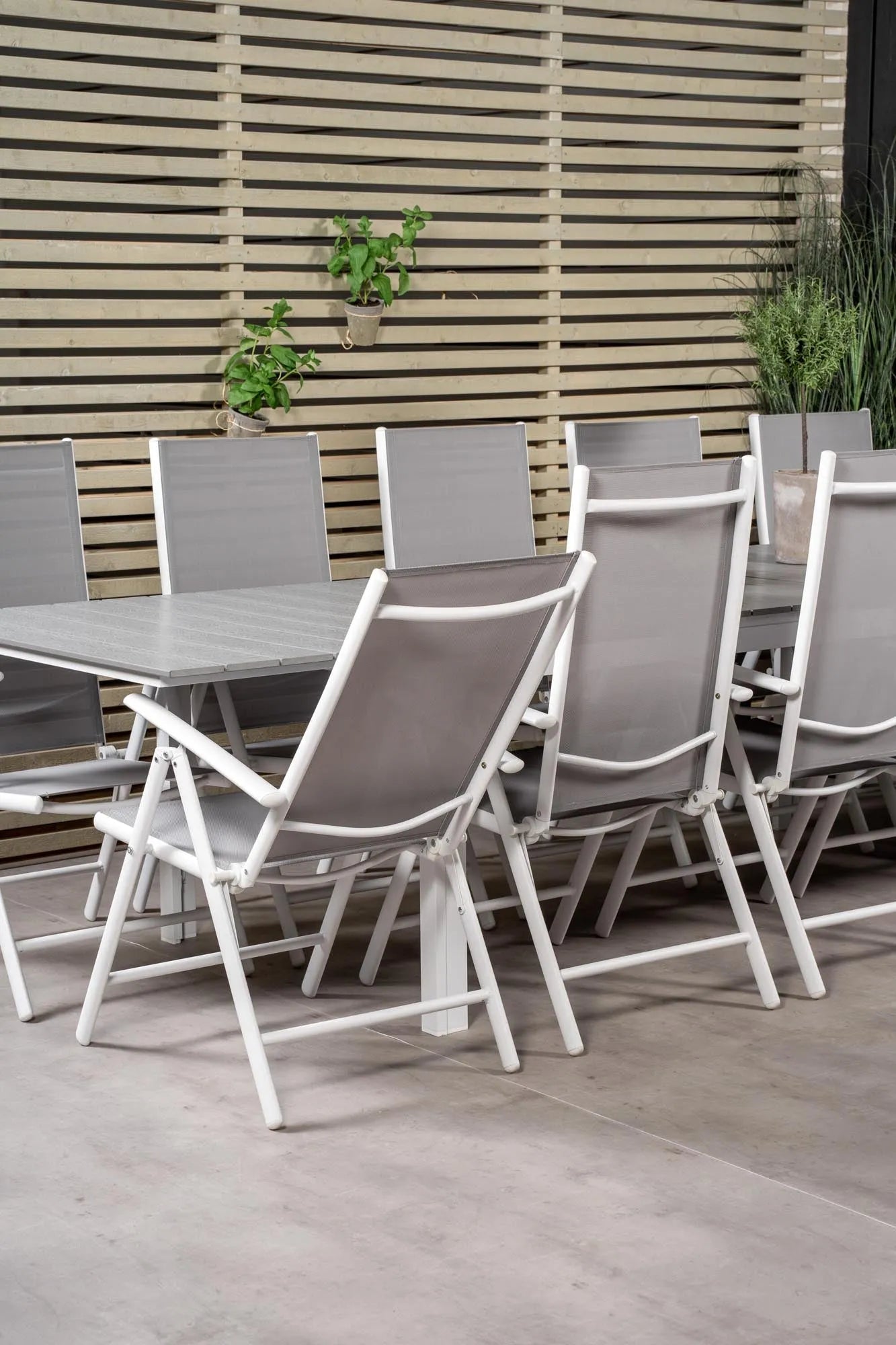 Levels Outdoor-Tischset + Break 229cm/8St. - KAQTU Design