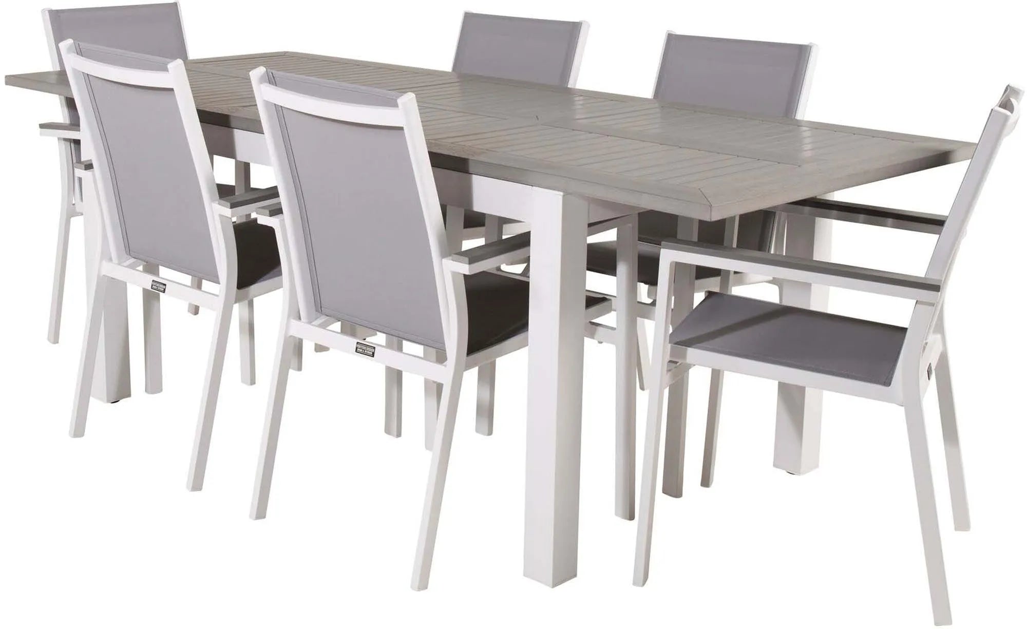 Albany Outdoor-Tischset + Parma 152cm/6St. - KAQTU Design