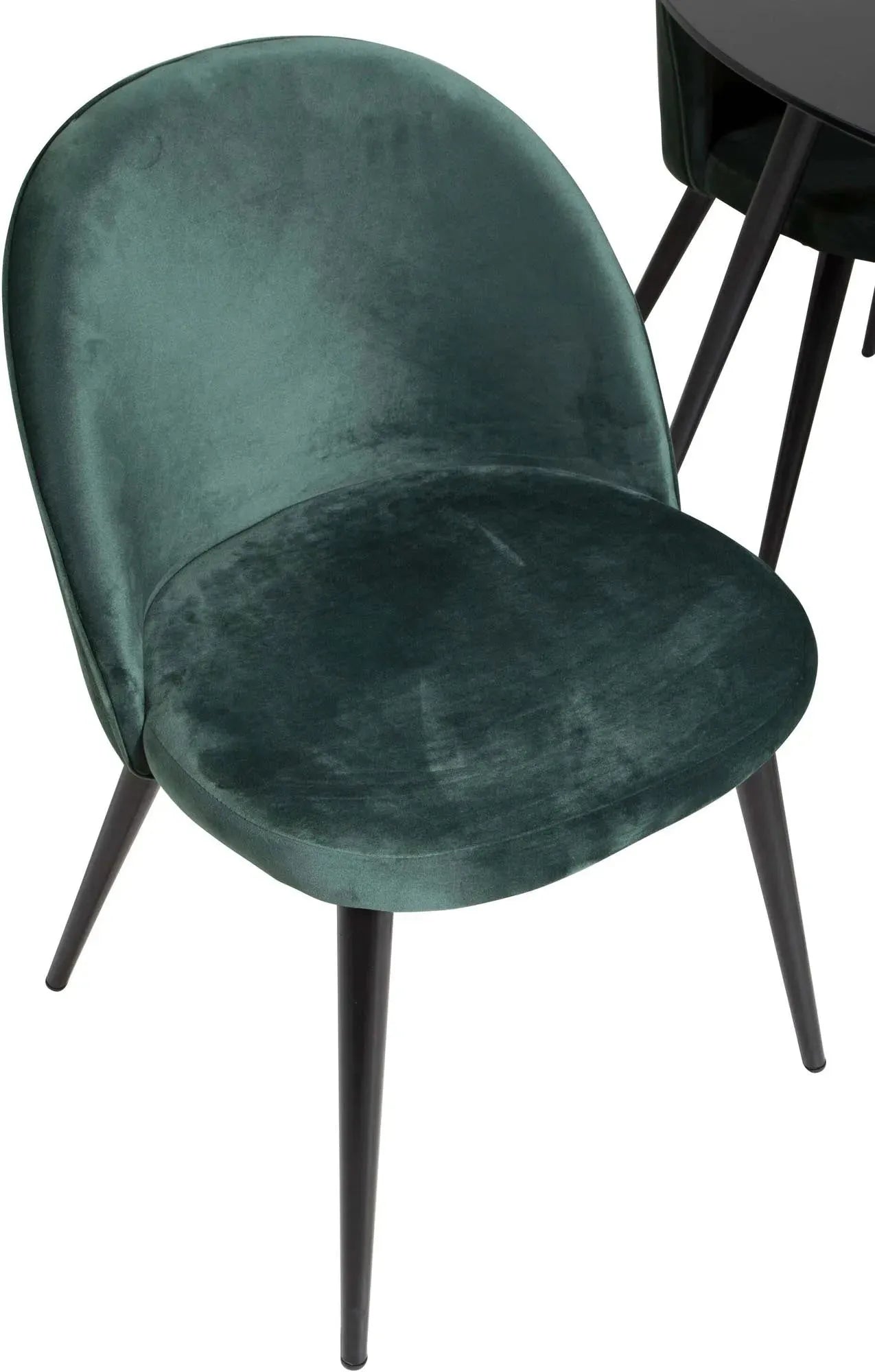 Silar Rundes Esszimmerset ⌀100cm/4St. in Schwarz präsentiert im Onlineshop von KAQTU Design AG. Esszimmerset ist von Venture Home