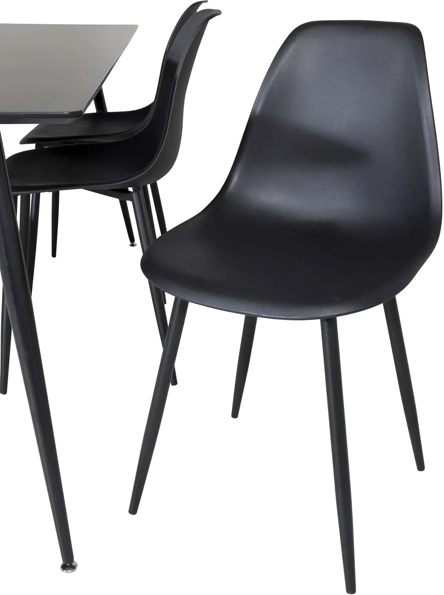 Silar Esszimmerset + Polar 180cm/6St. in Schwarz präsentiert im Onlineshop von KAQTU Design AG. Esszimmerset ist von Venture Home