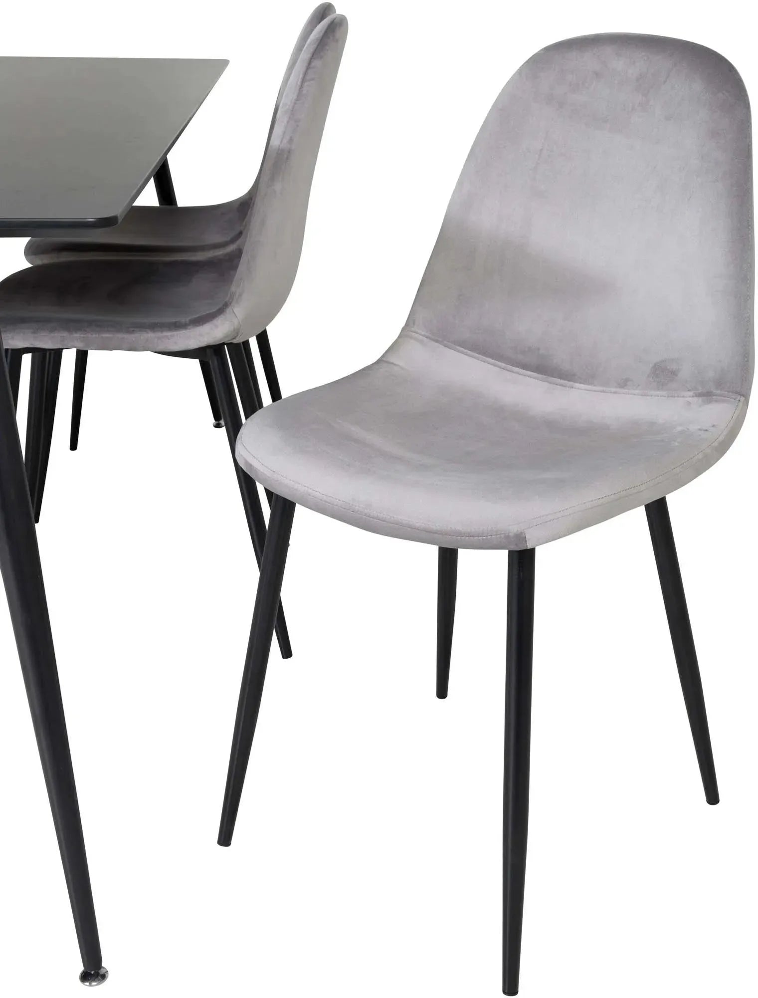 Silar Esszimmerset + Polar 180cm/6St. in Schwarz präsentiert im Onlineshop von KAQTU Design AG. Esszimmerset ist von Venture Home