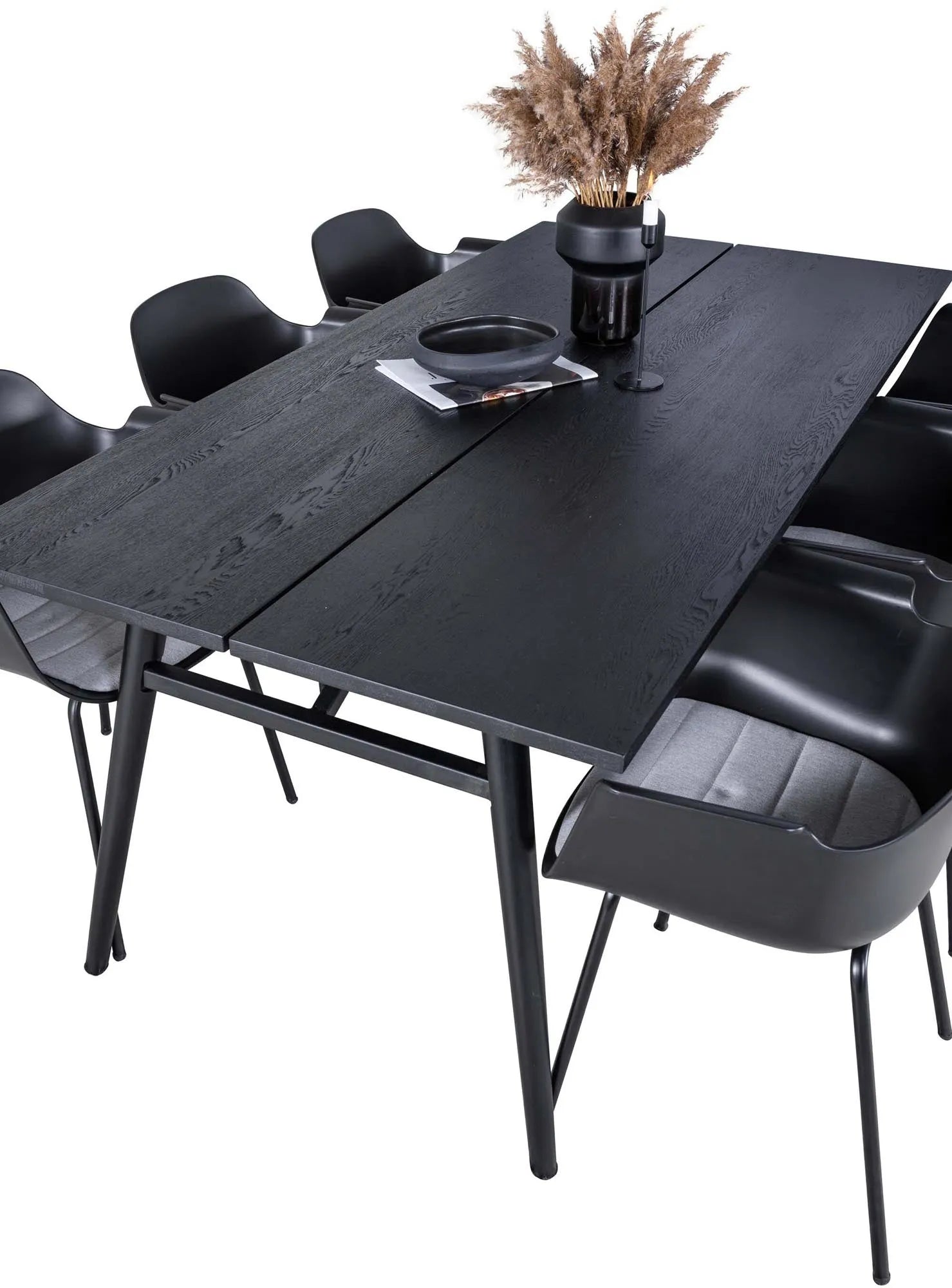 Sleek Esszimmerset ausziehbar + Comfort 195cm/6St. - KAQTU Design