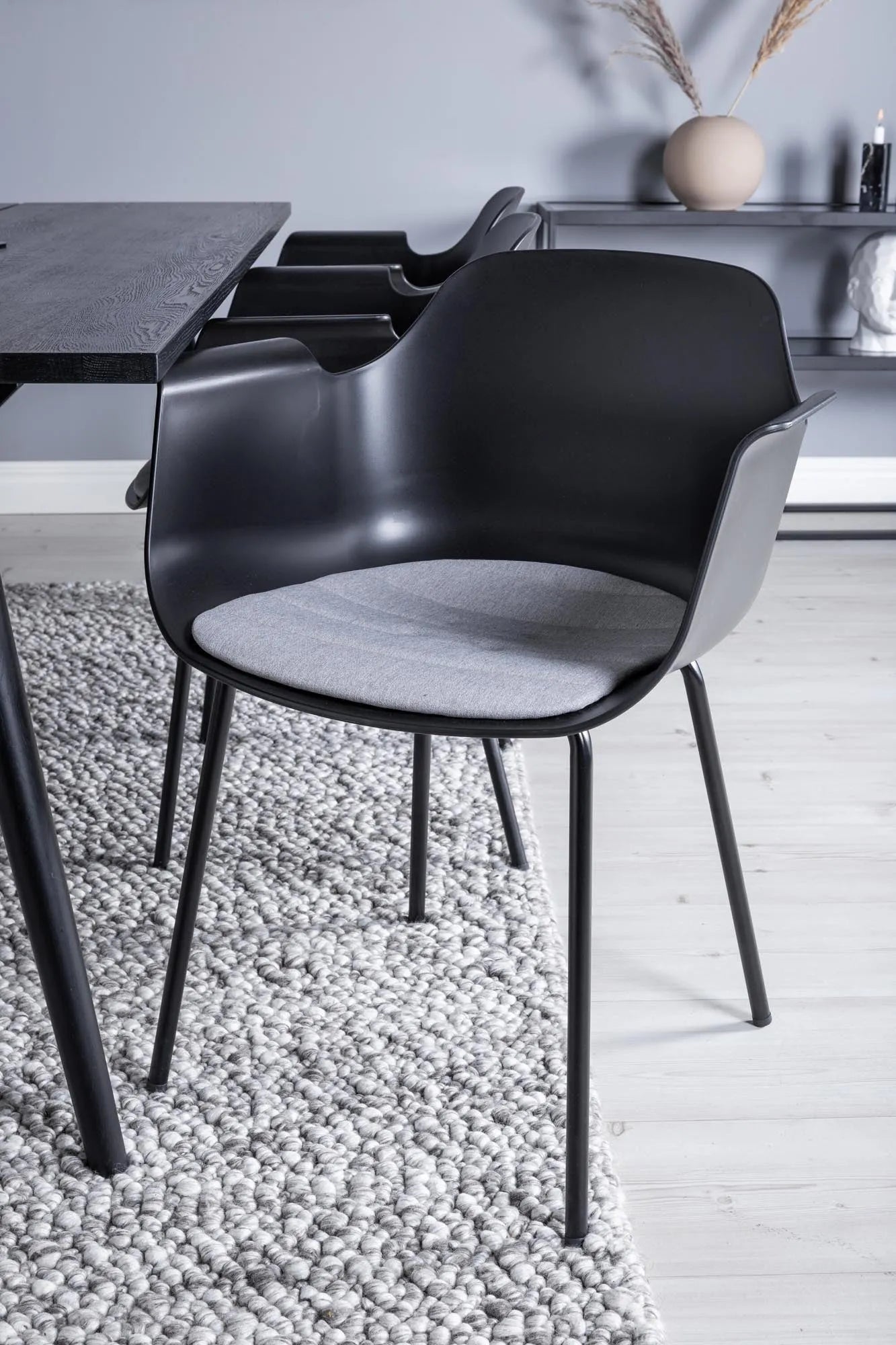 Sleek Esszimmerset ausziehbar + Comfort 195cm/6St. - KAQTU Design