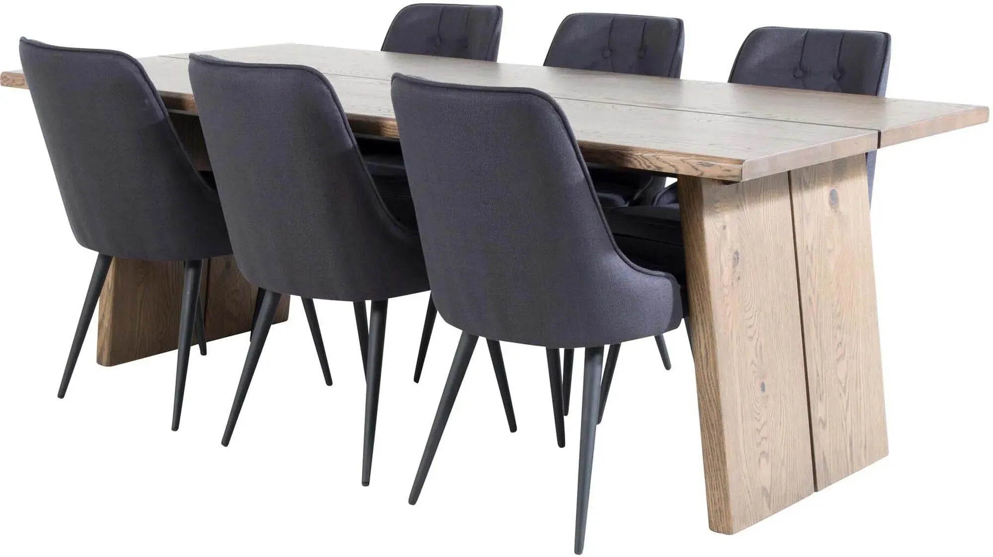 Elegantes Logger Esszimmerset 210cm für luxuriöse Dinner-Erlebnisse.