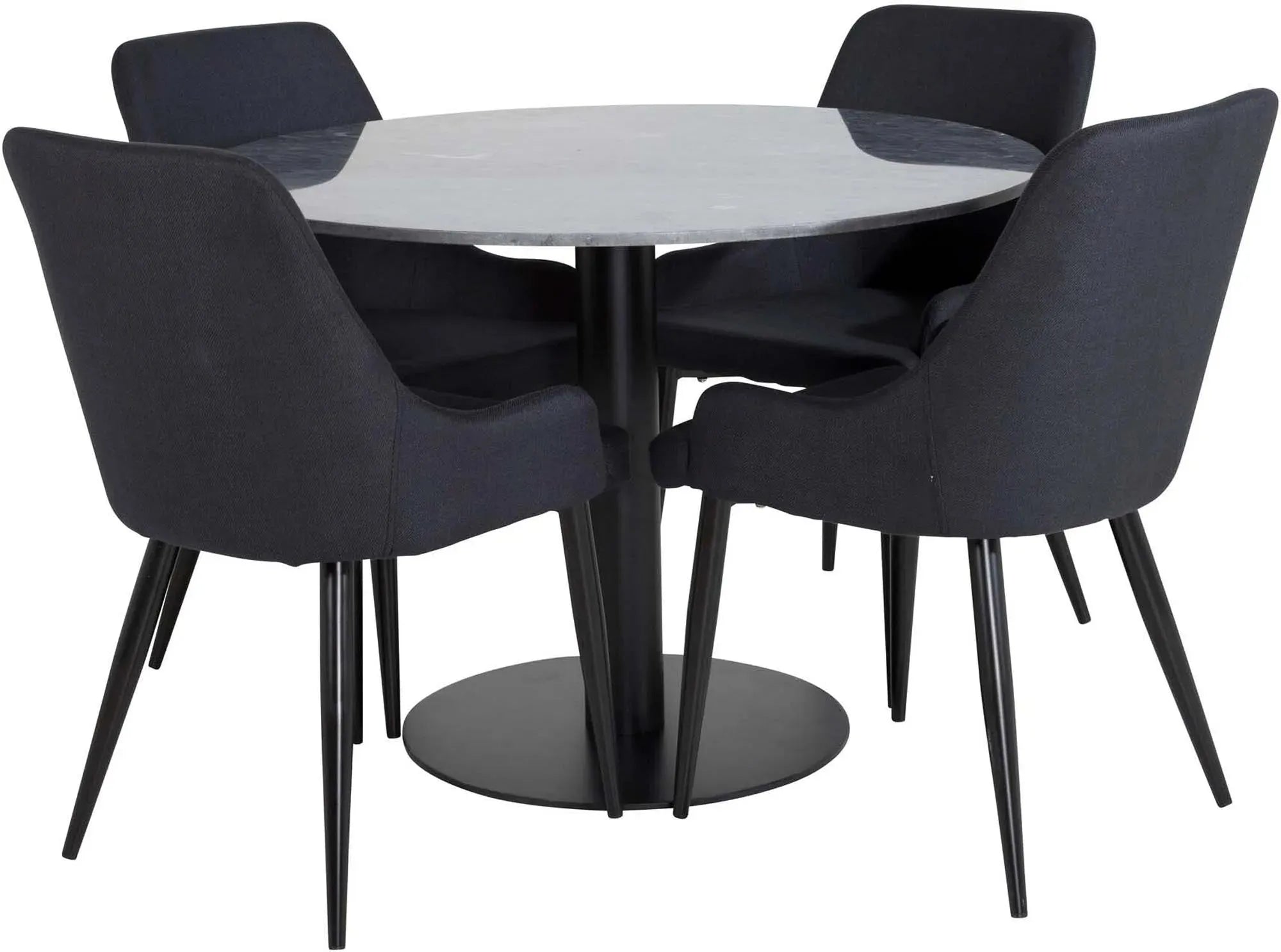 Estelle Esszimmerset + Plaza ⌀106cm/4St., Esszimmerset, KAQTU Design