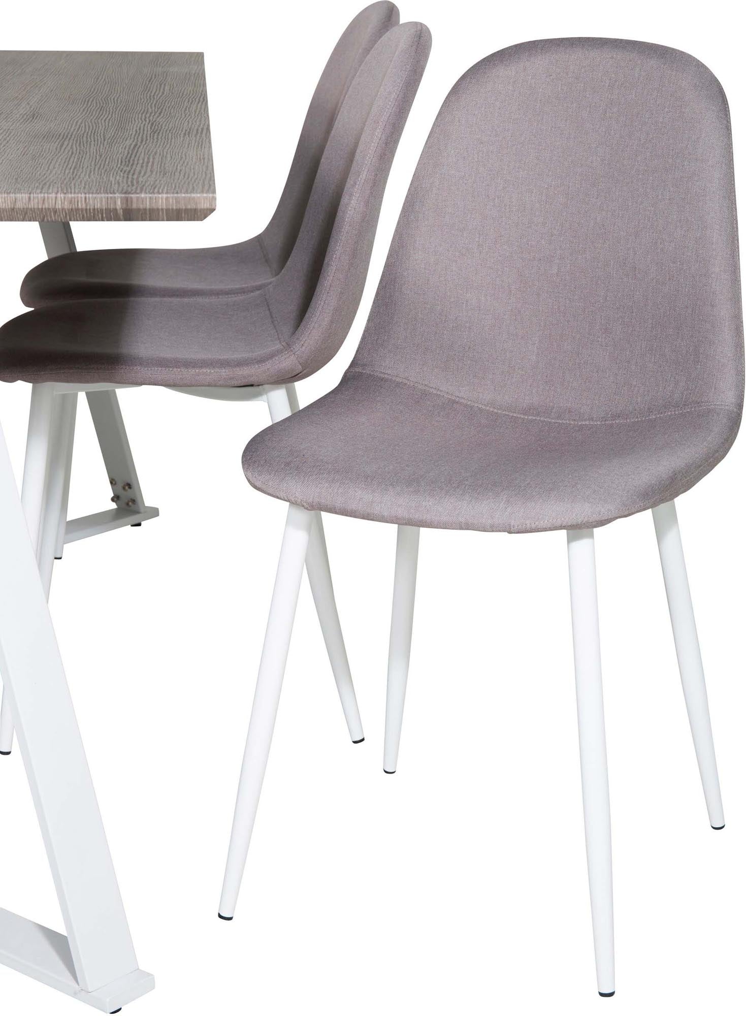 Marina Esszimmerset Polar 180cm/6St. in Grau weiss präsentiert im Onlineshop von KAQTU Design AG. Esszimmerset ist von Venture Home