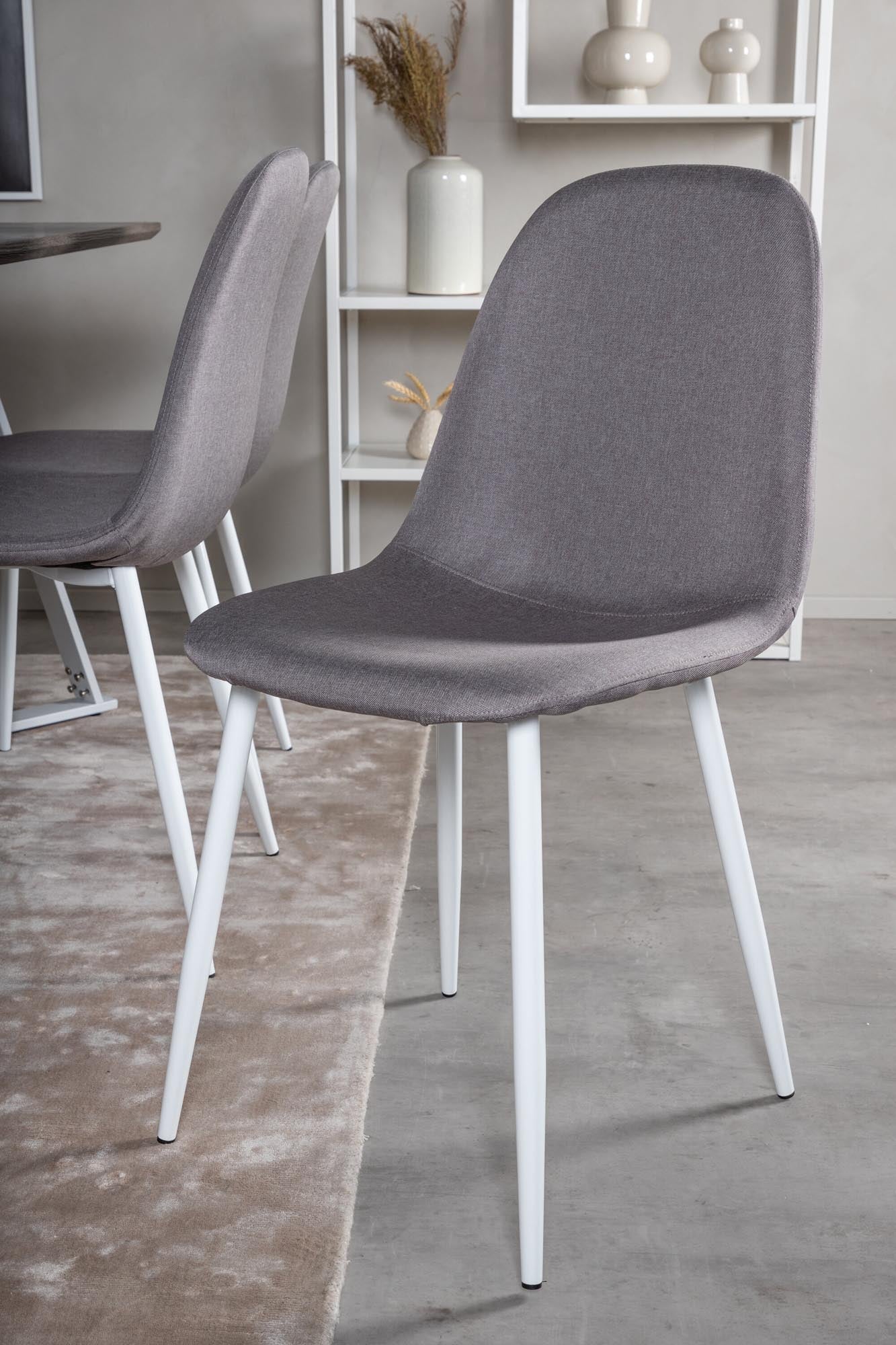 Marina Esszimmerset Polar 180cm/6St. in Grau weiss präsentiert im Onlineshop von KAQTU Design AG. Esszimmerset ist von Venture Home