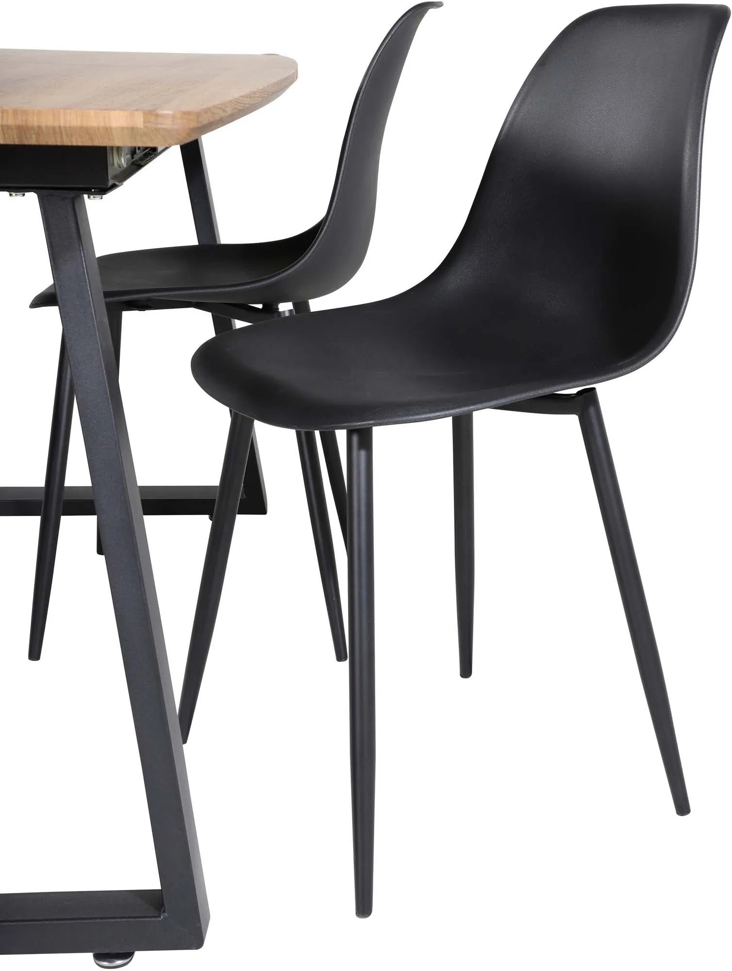 Inca Esszimmerset (Polar) 160cm/4St. in Braun / Schwarz präsentiert im Onlineshop von KAQTU Design AG. Esszimmerset ist von Venture Home