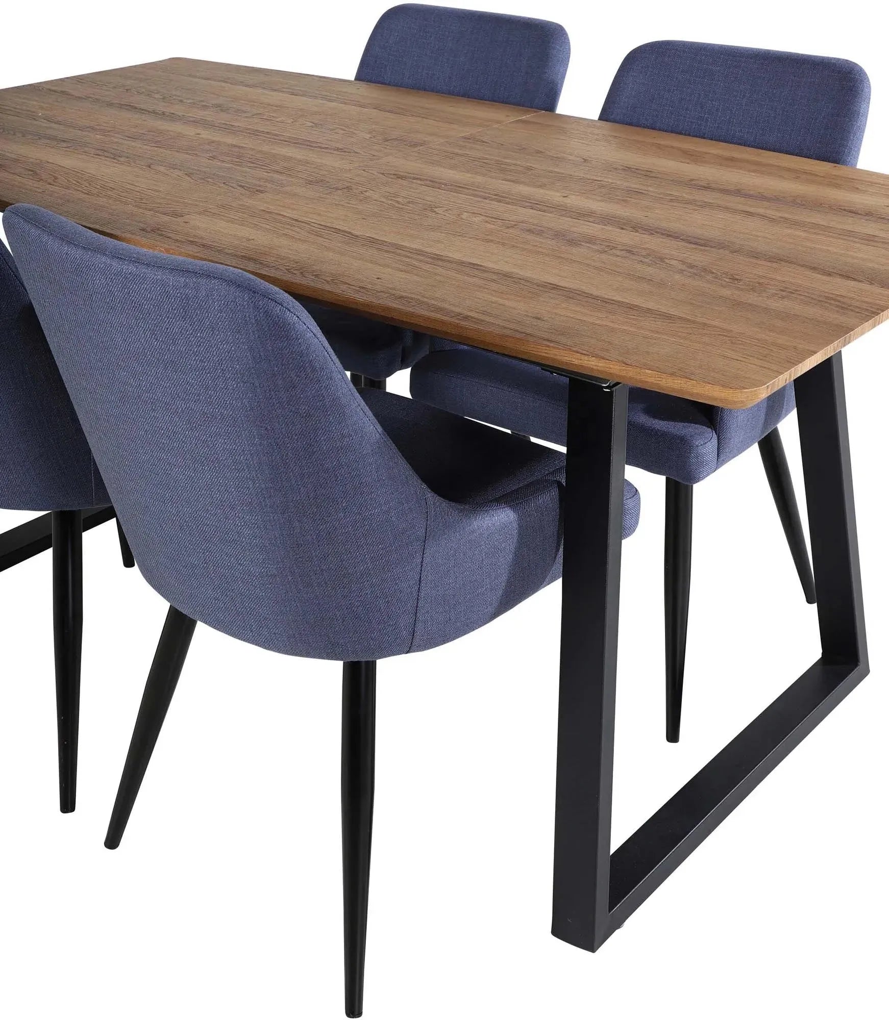 Inca Esszimmerset (Plaza) 160cm/4St. in Braun / Dunkelgrau / schwarz präsentiert im Onlineshop von KAQTU Design AG. Esszimmerset ist von Venture Home